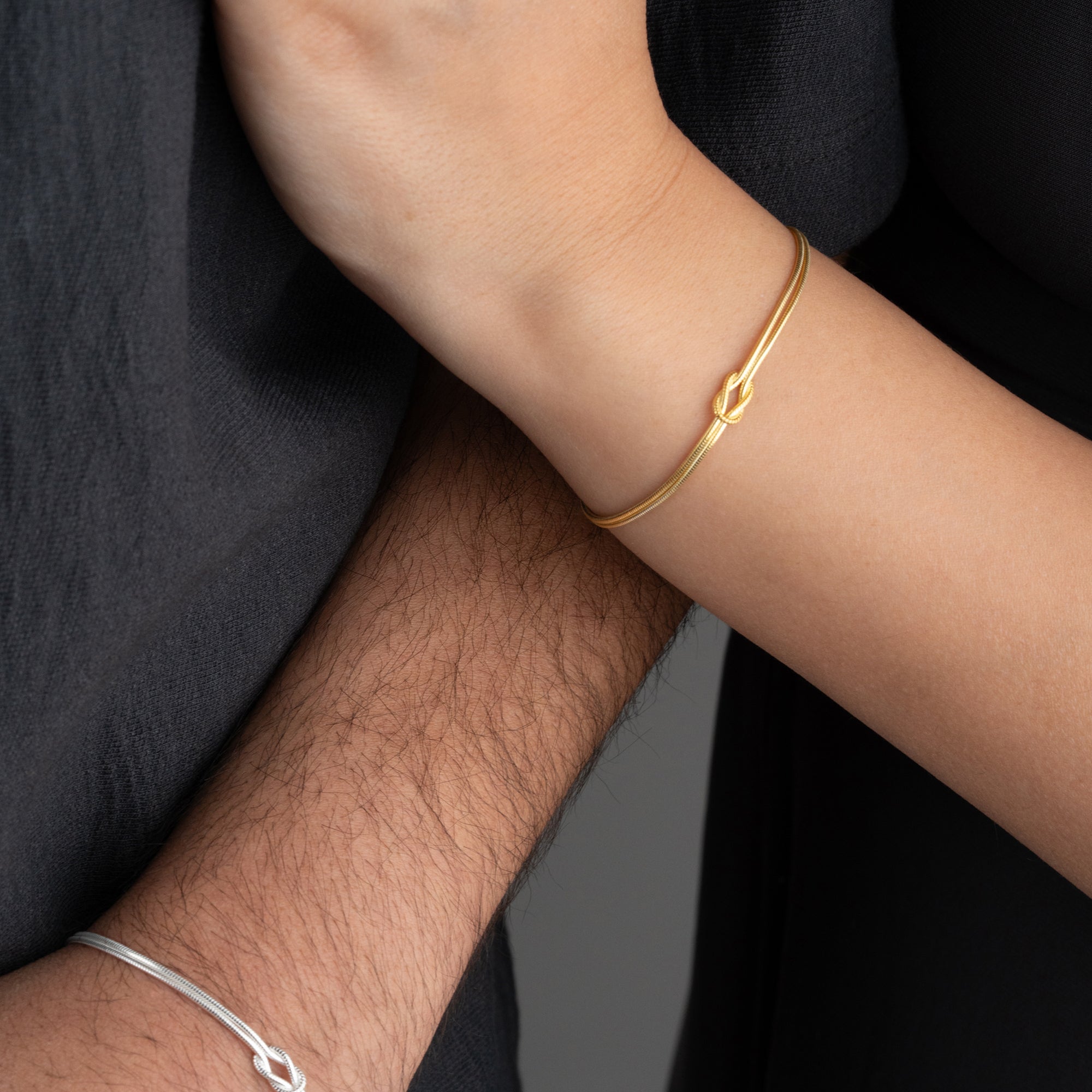 COUPLE INIFINITY INITIALEN PLÄTTCHEN | 925 SILBER