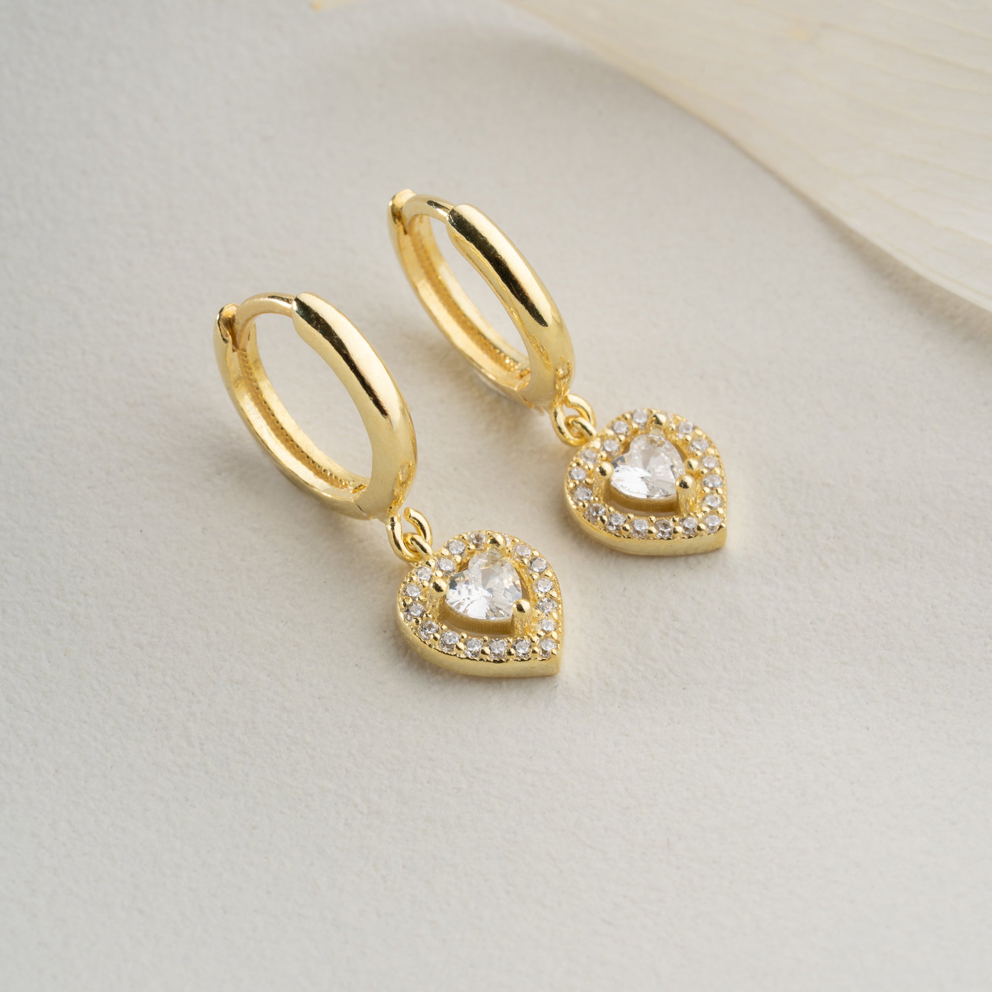 LUMIÈ HERZ OHRRINGE | 925 SILBER