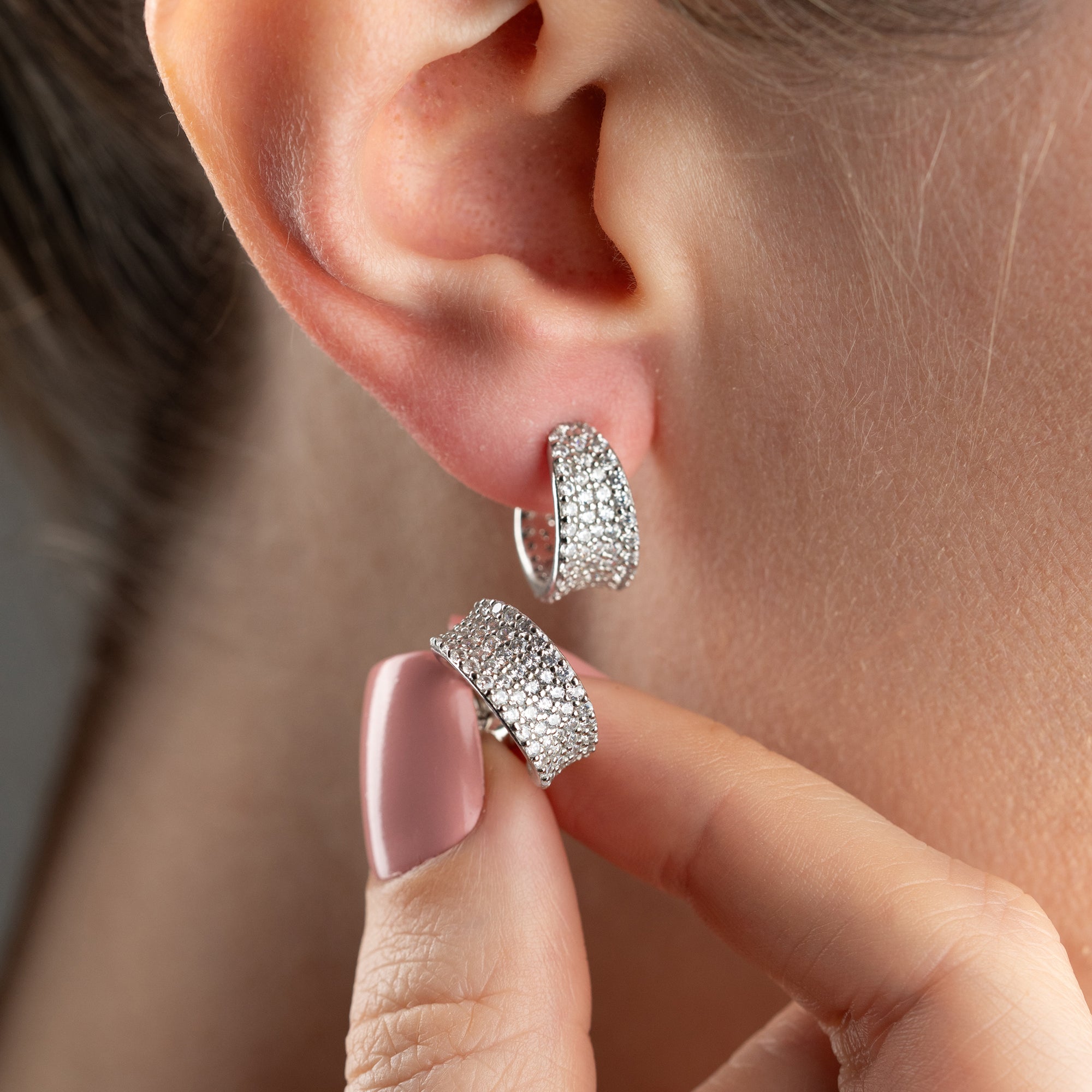 LEDA OHRRINGE | 925 SILBER