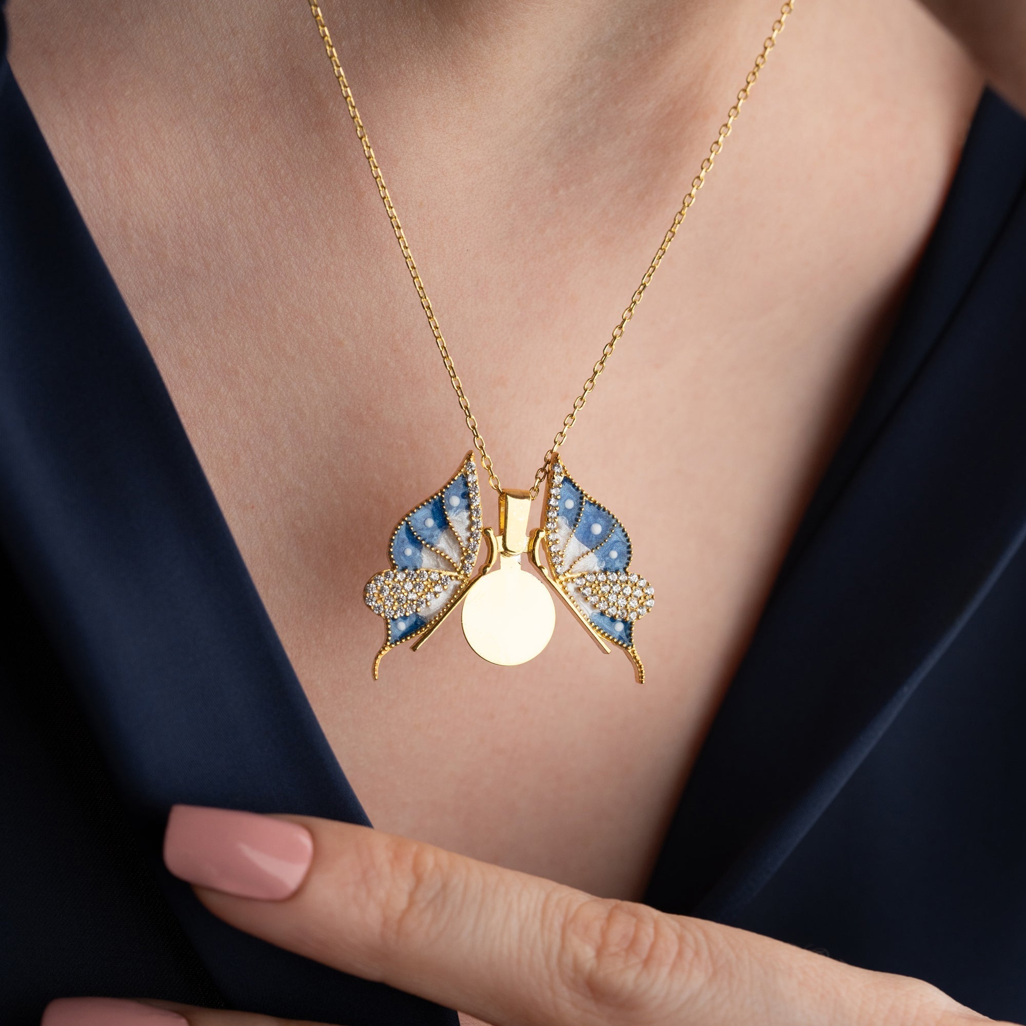 WILLOW GRAVUR HALSKETTE | 925 SILBER