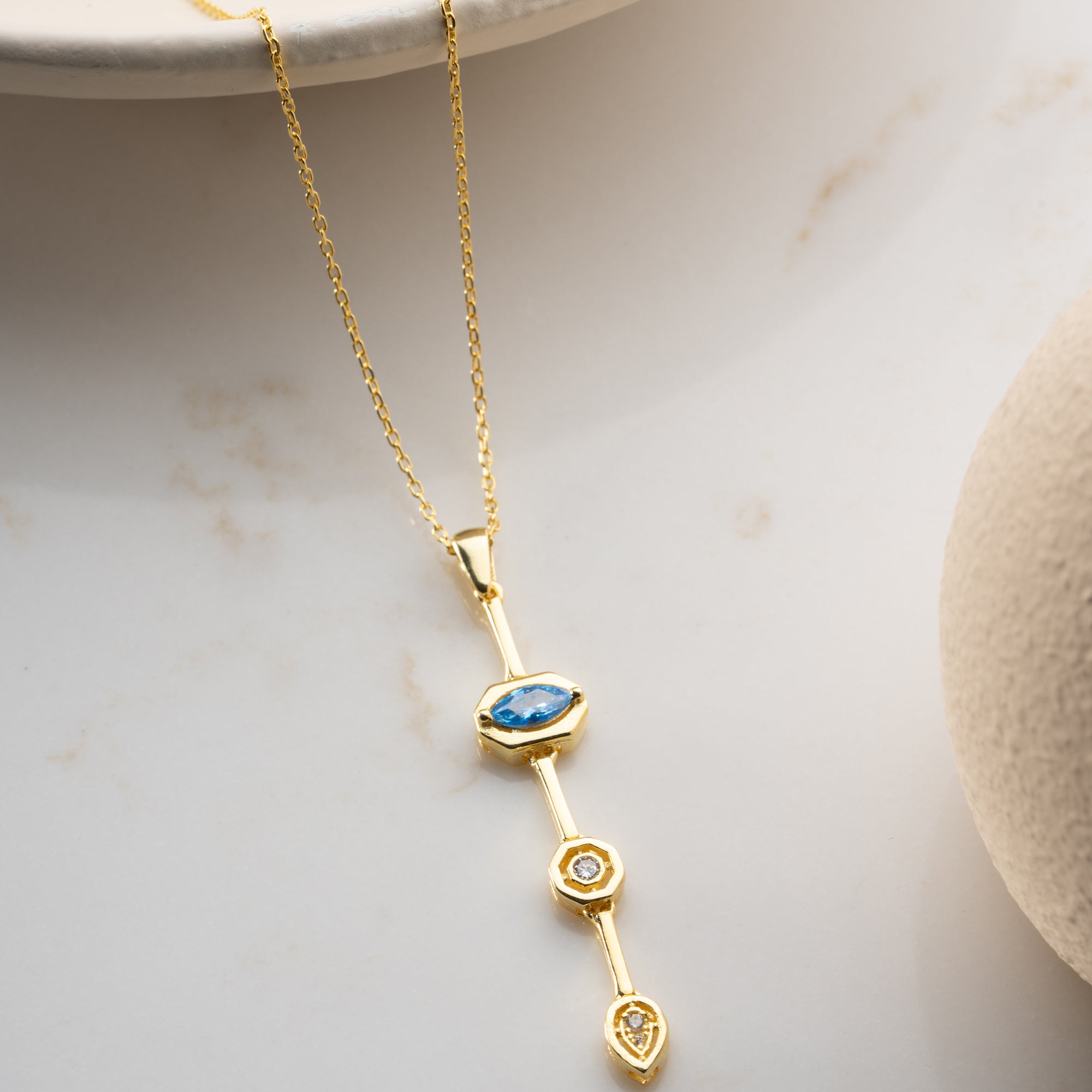 CHANDRA Y HALSKETTE | 925 SILBER