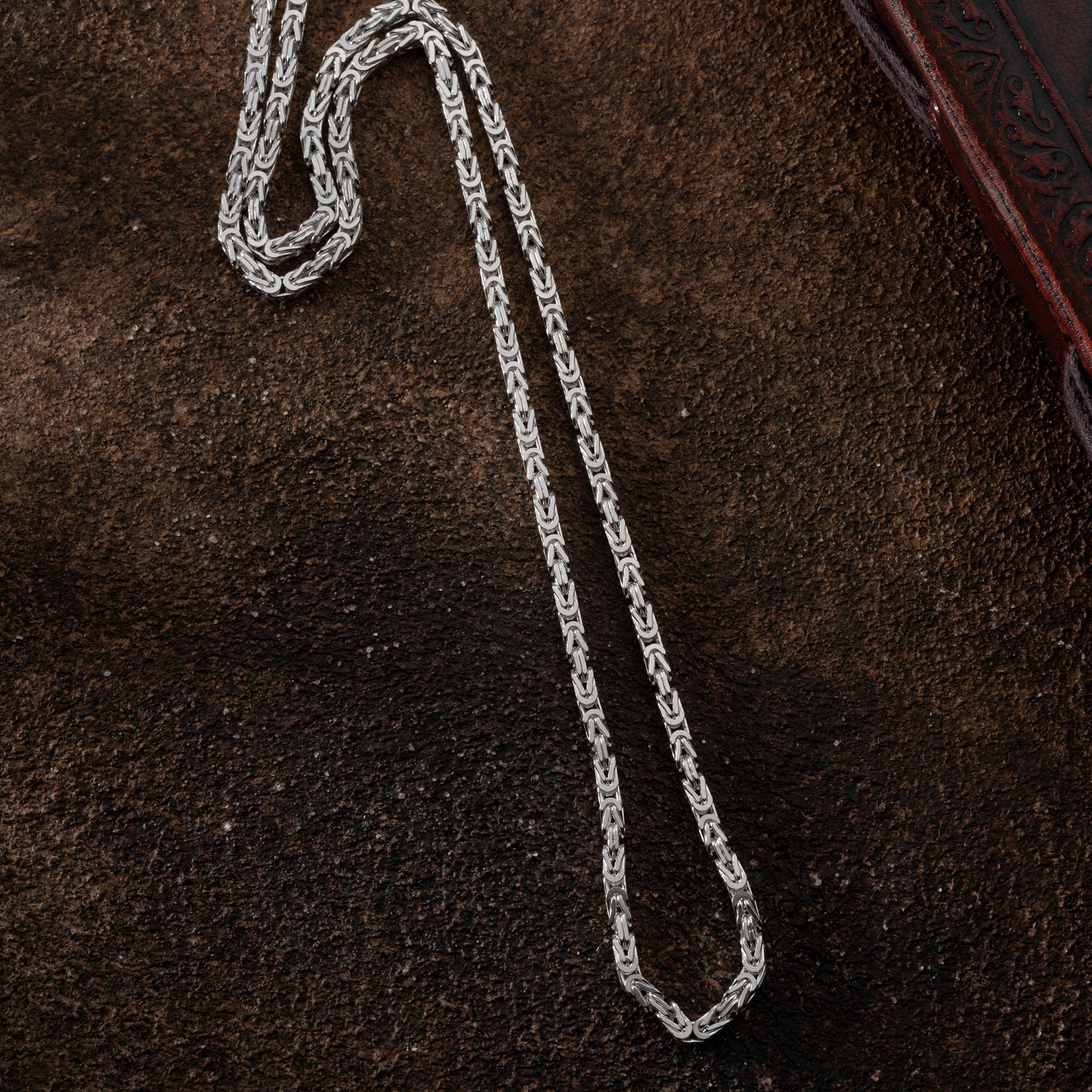 KÖNIGSKETTE 4 MM GLANZ | 925 SILBER