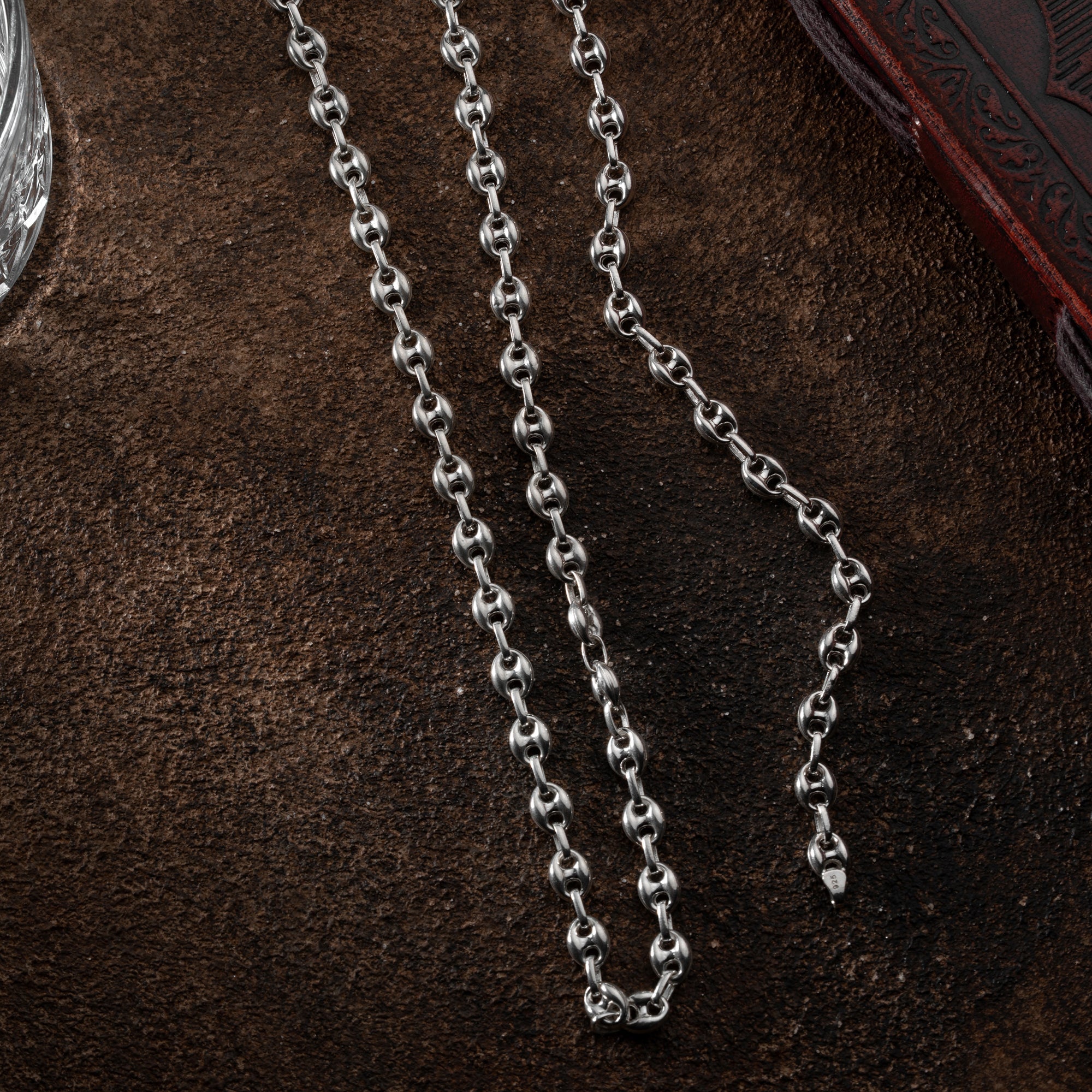 BOHNEN KETTE SET | 925 SILBER