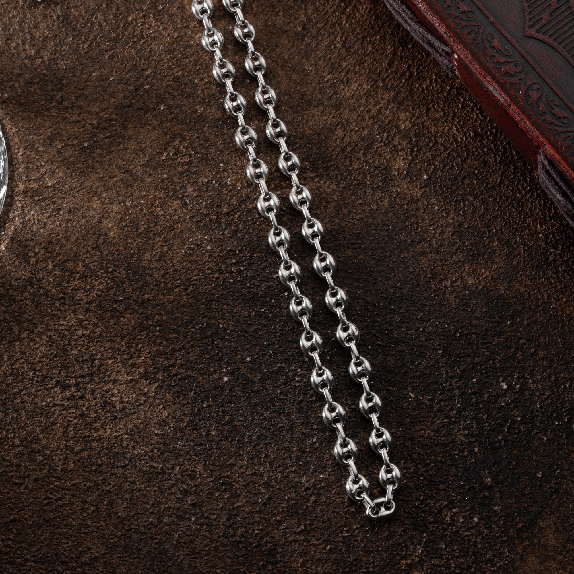 BOHNEN HALSKETTE | 925 SILBER