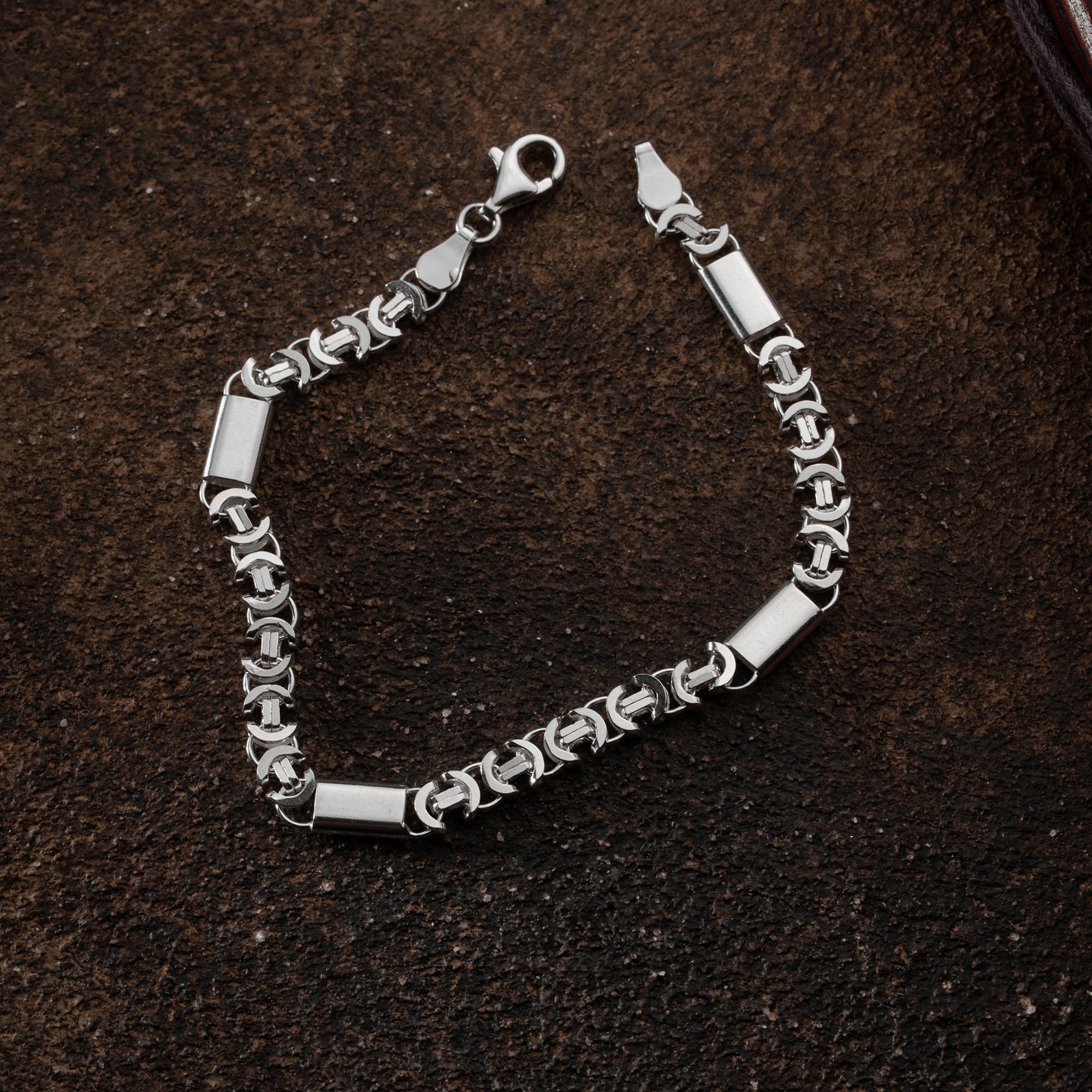 KÖNIGSARMBAND FLACH 5MM | 925 SILBER.