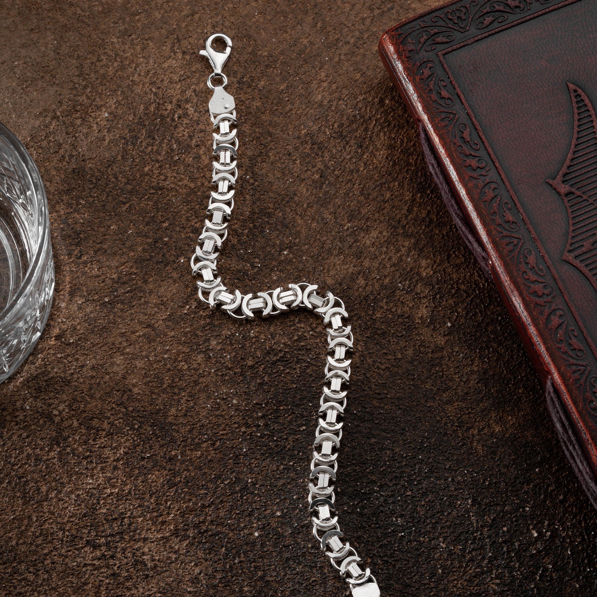 KÖNIGSARMBAND FLACH 6MM | 925 SILBER