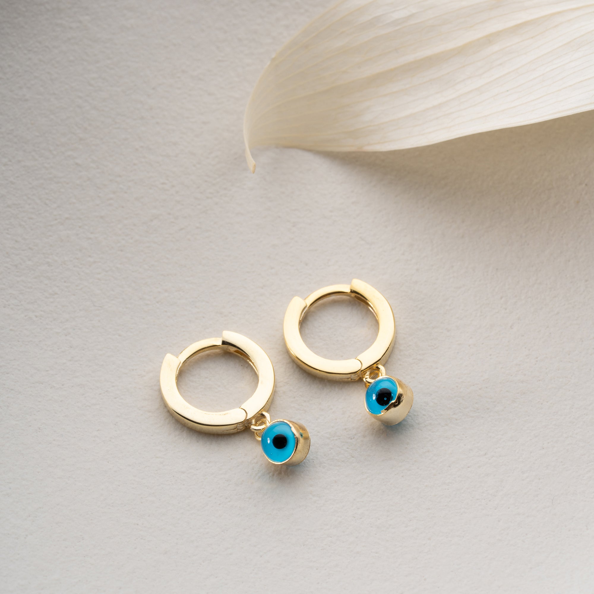 NAZAR RUNDE OHRRINGE | 925 SILBER