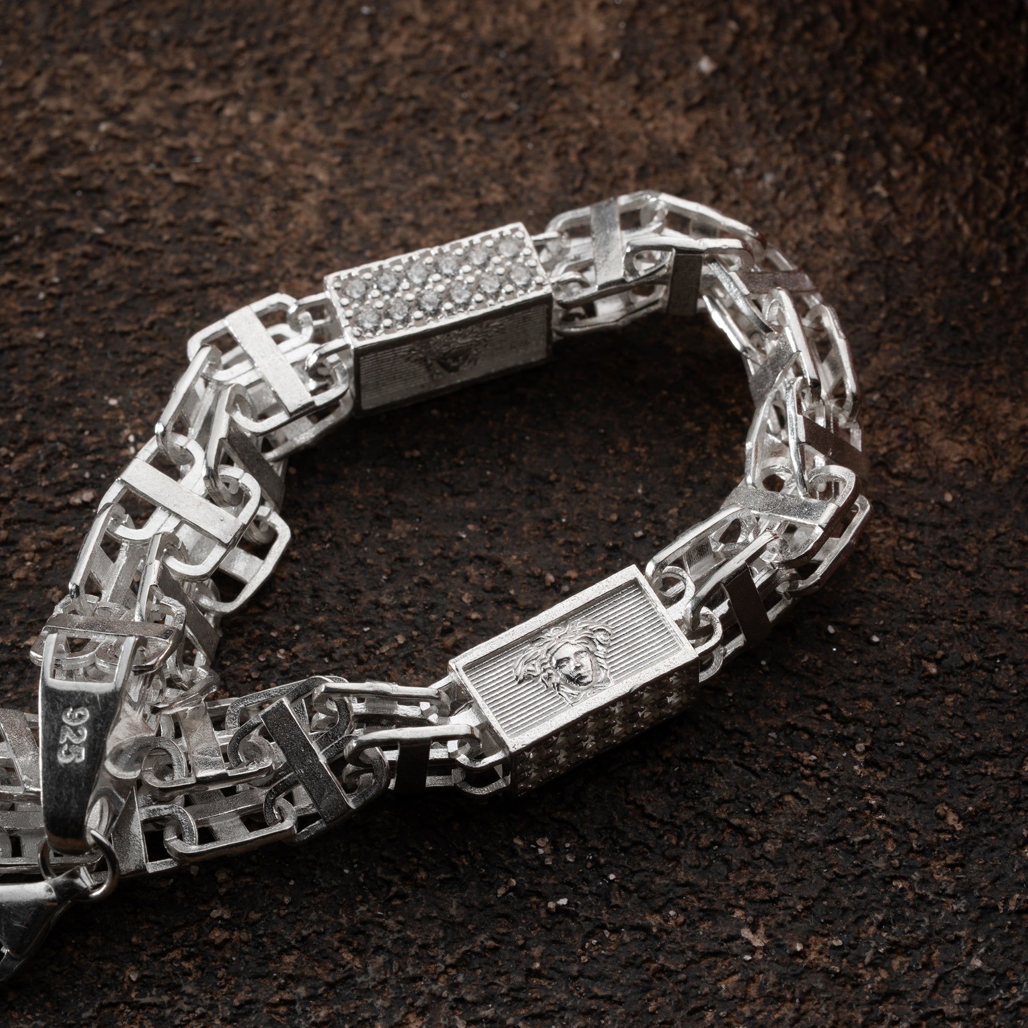 BIG KÄFIG ARMBAND | 925 SILBER.