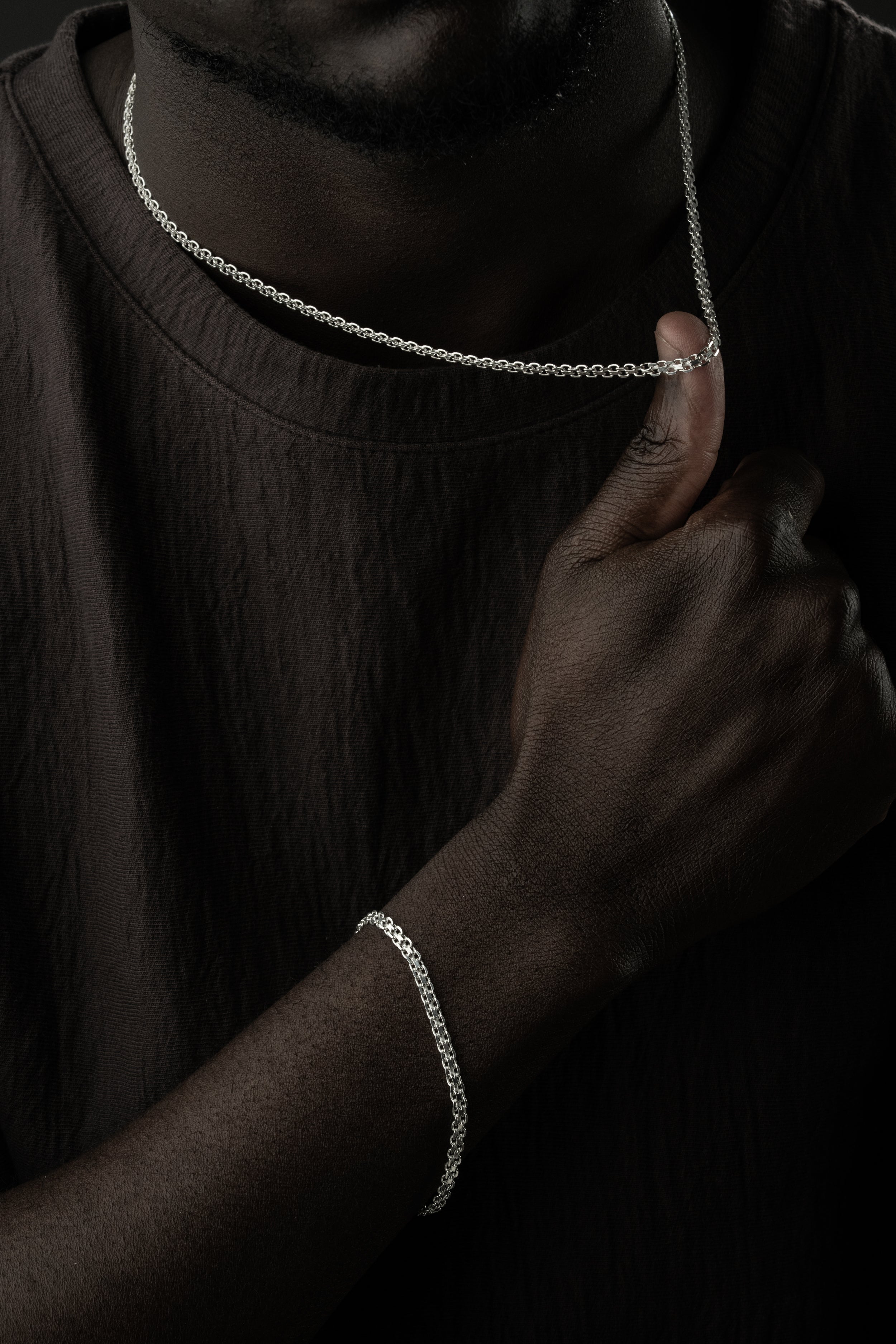 BISMARCK KETTE SET | 925 SILBER