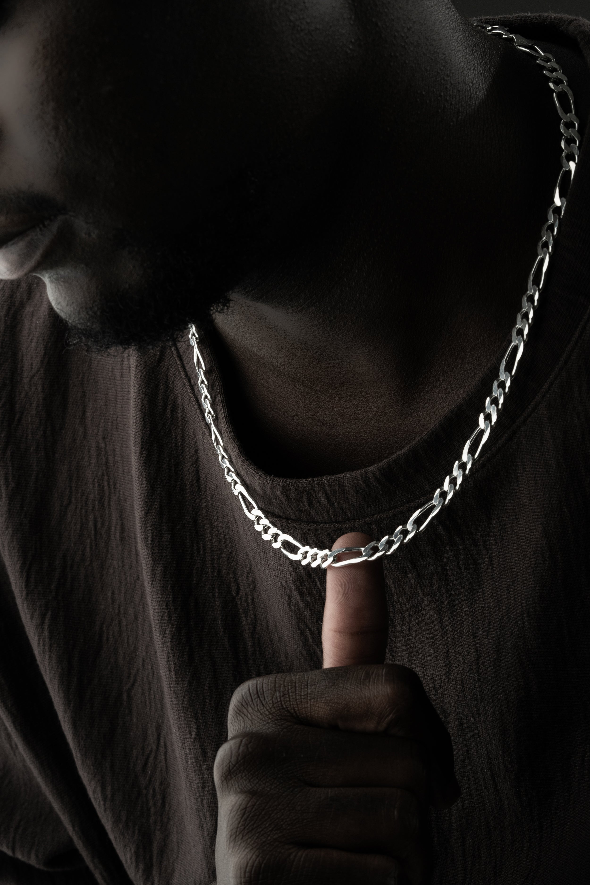 BIG FIGARO HALSKETTE | 925 SILBER.