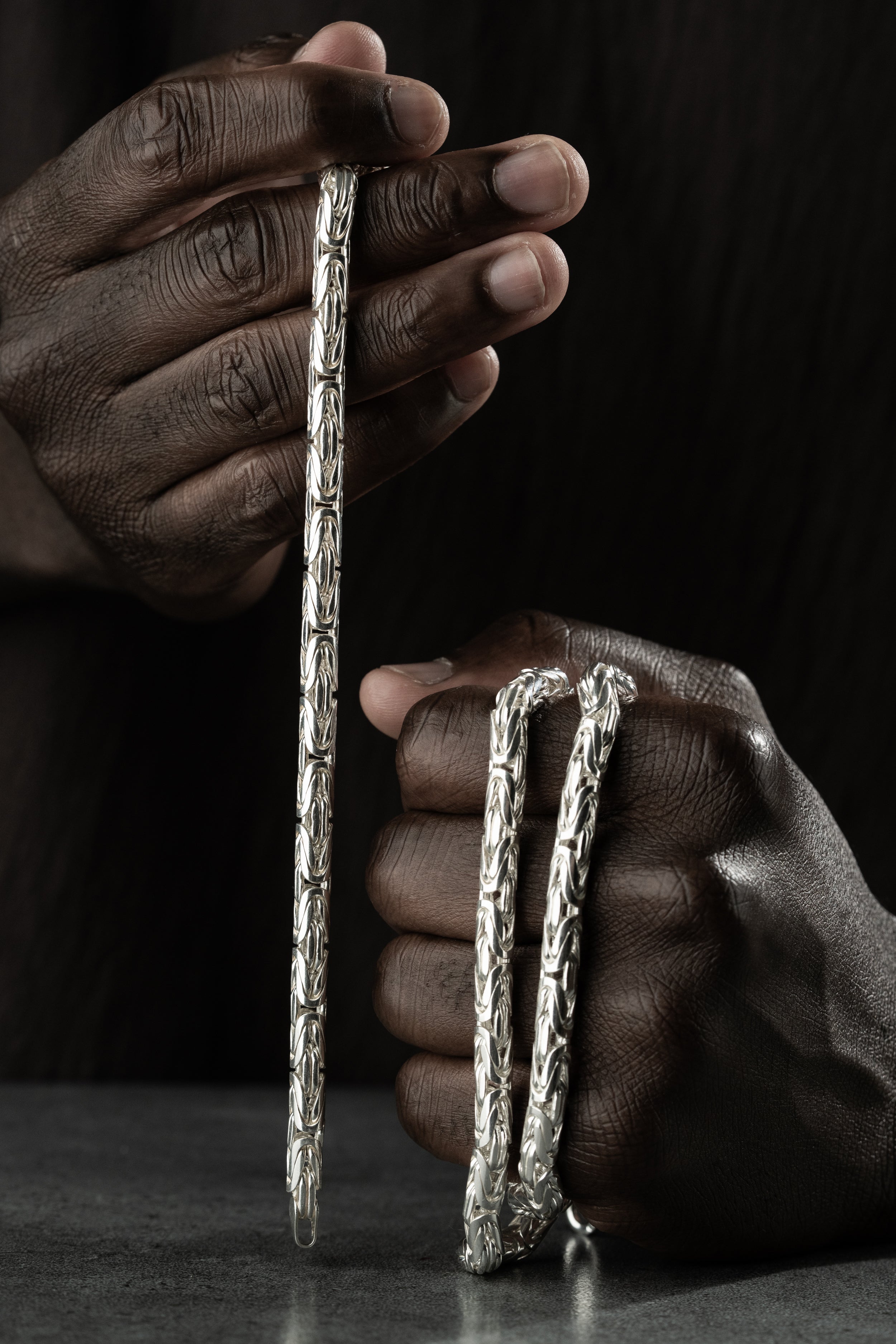 OVAL KÖNIGSKETTE 6 MM SET | 925 SILBER