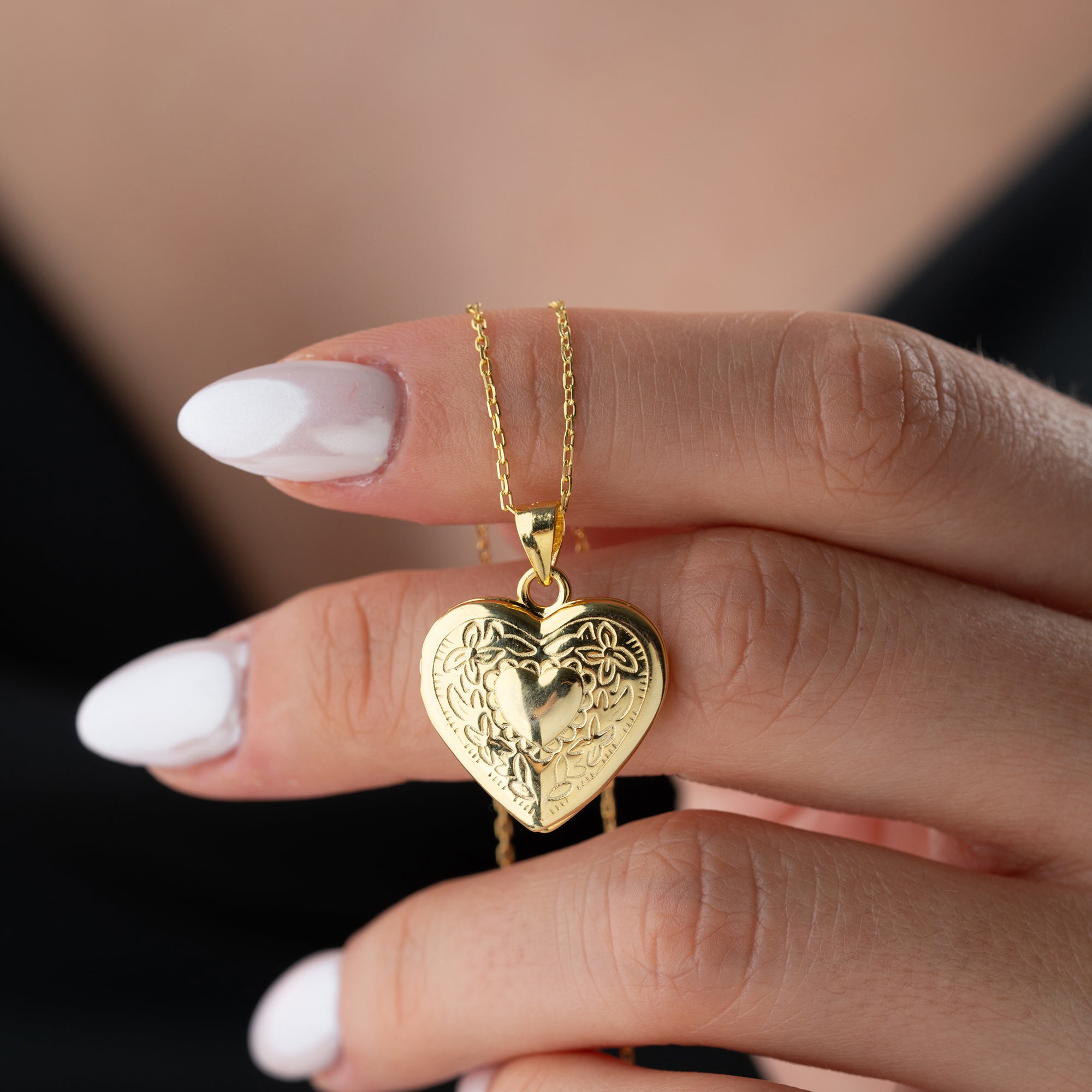 VINTAGE HEART KETTE | 925 SILBER