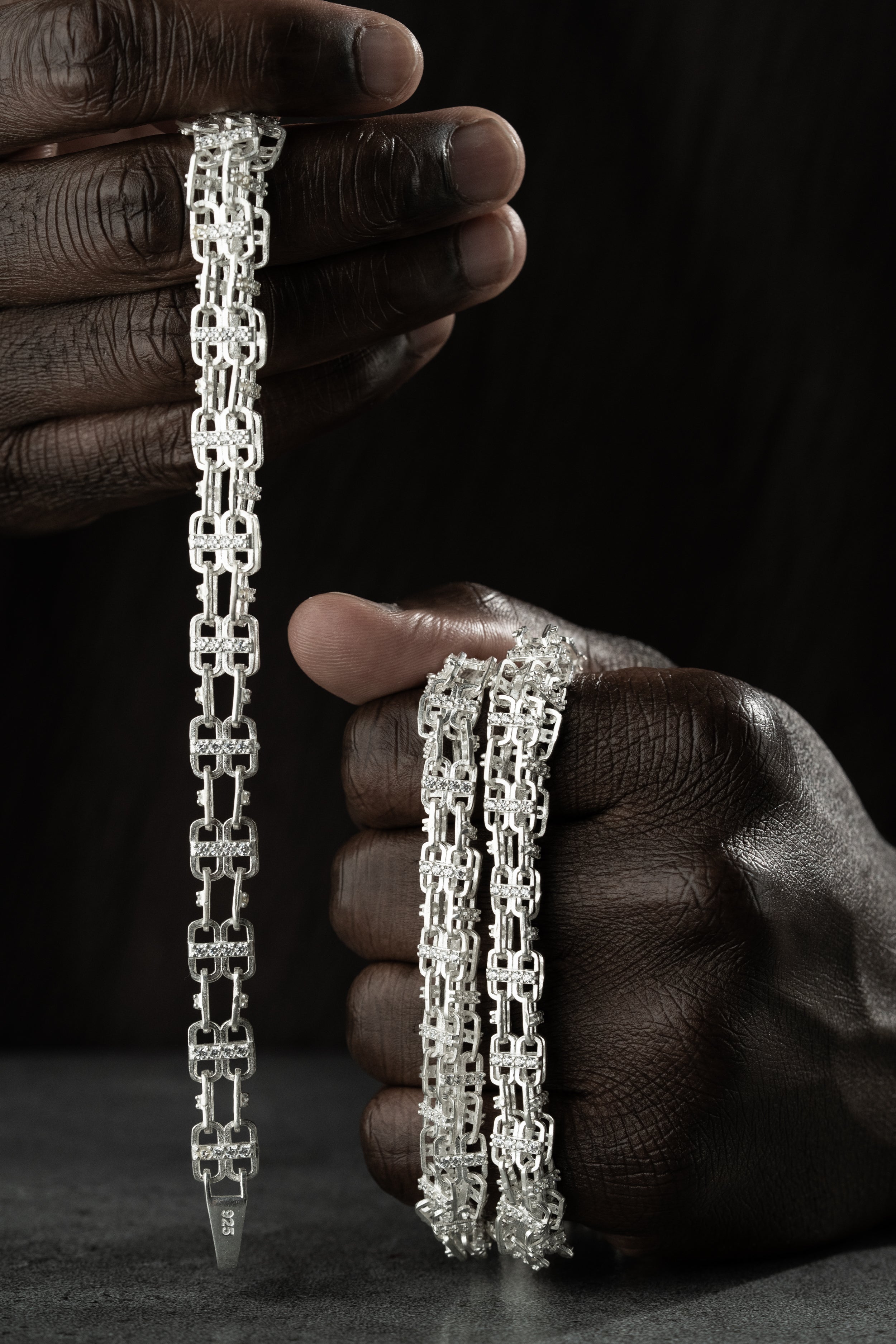 KÄFIGKETTE SET | 925 SILBER