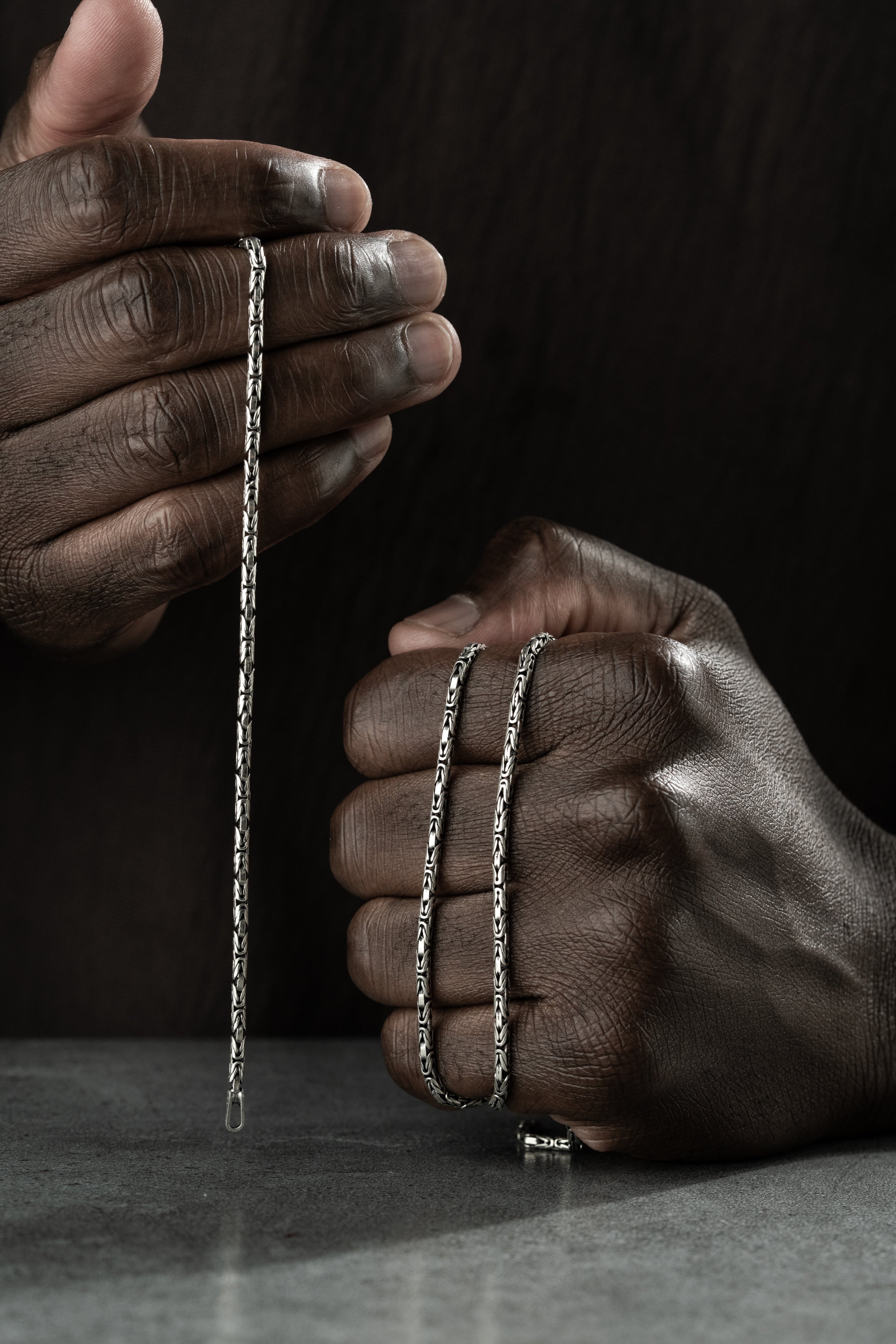 OVAL KÖNIGSKETTE 2MM SET | 925 SILBER