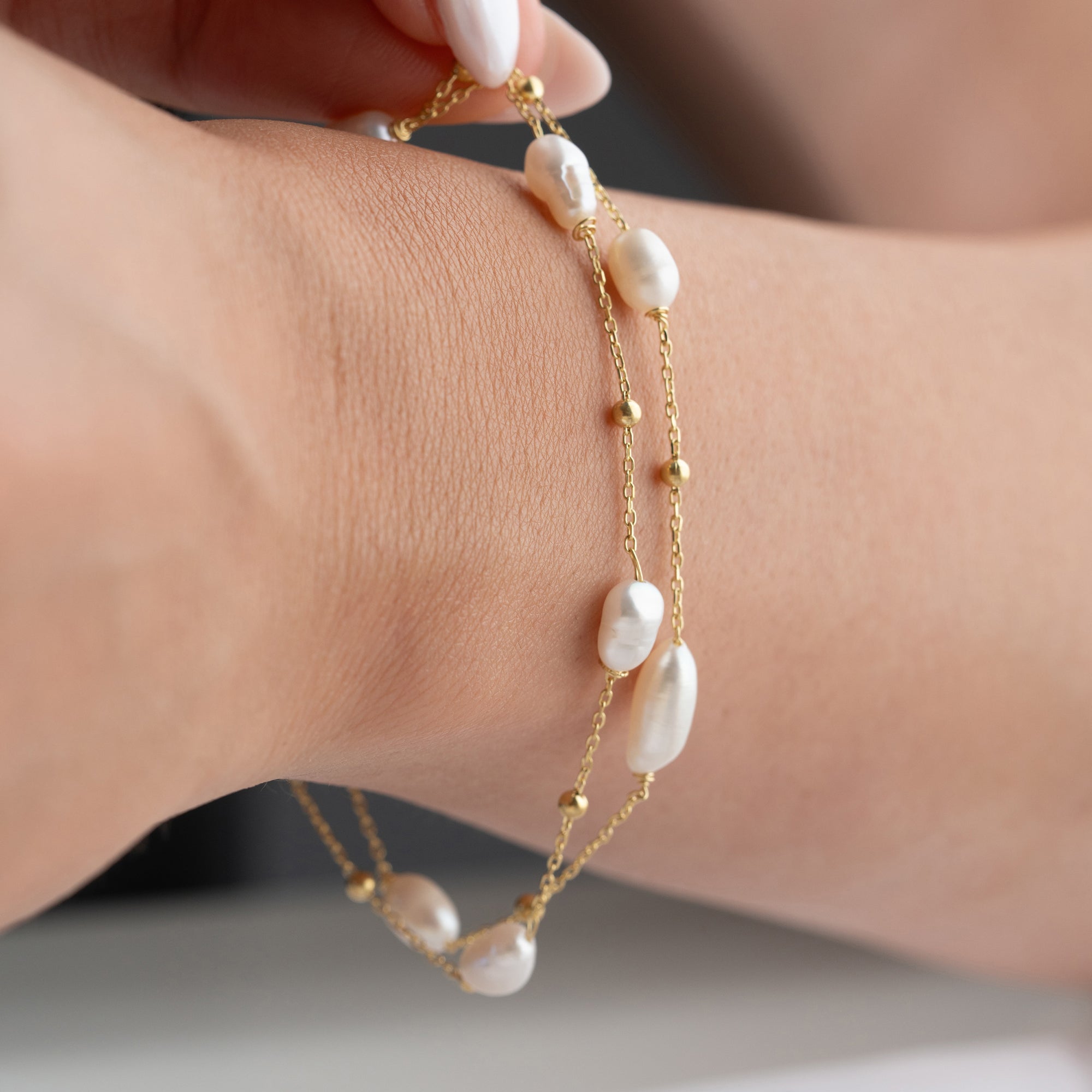 NIAA PEARL ARMBAND | 925 SILBER
