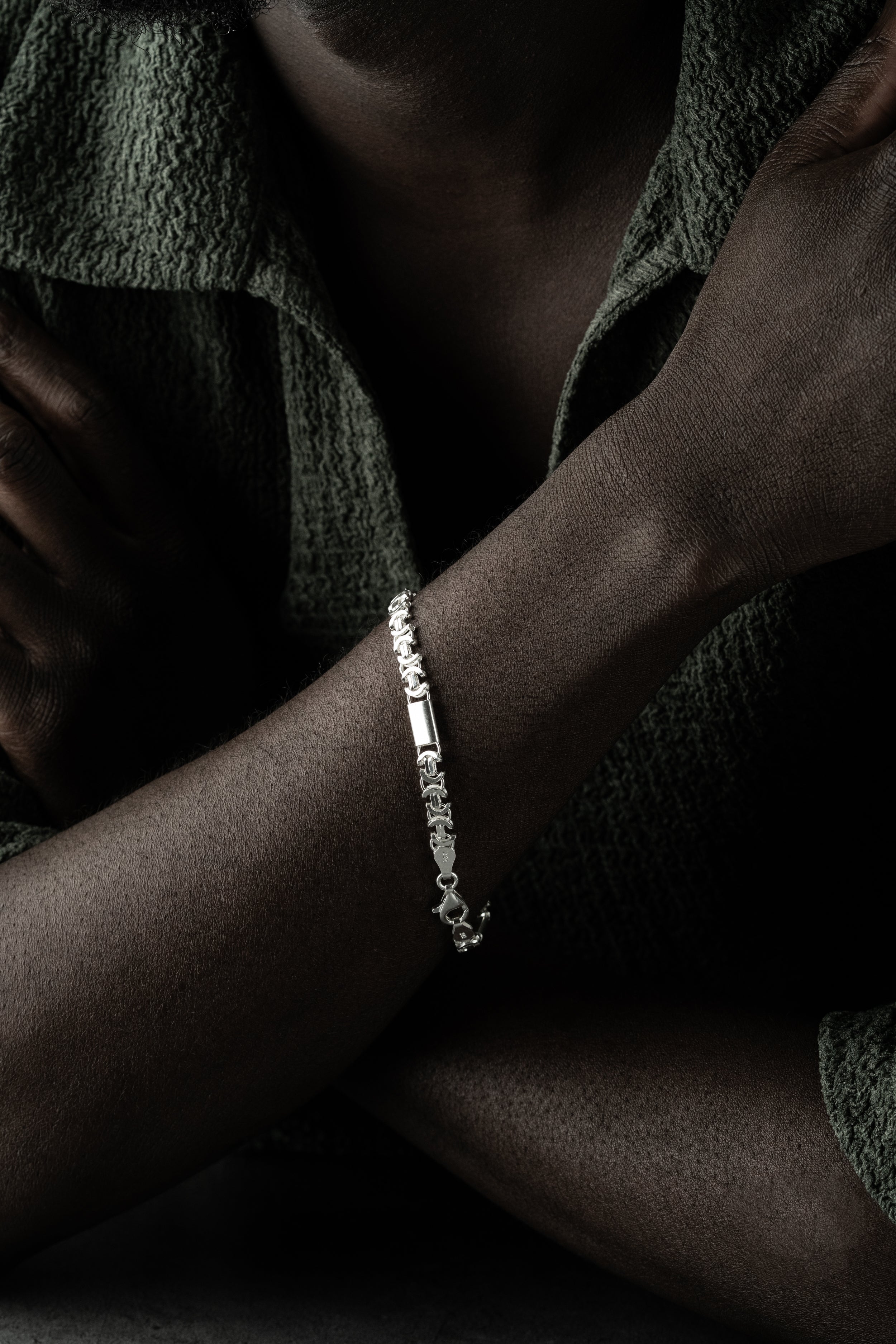 KÖNIGSARMBAND FLACH 5MM | 925 SILBER.