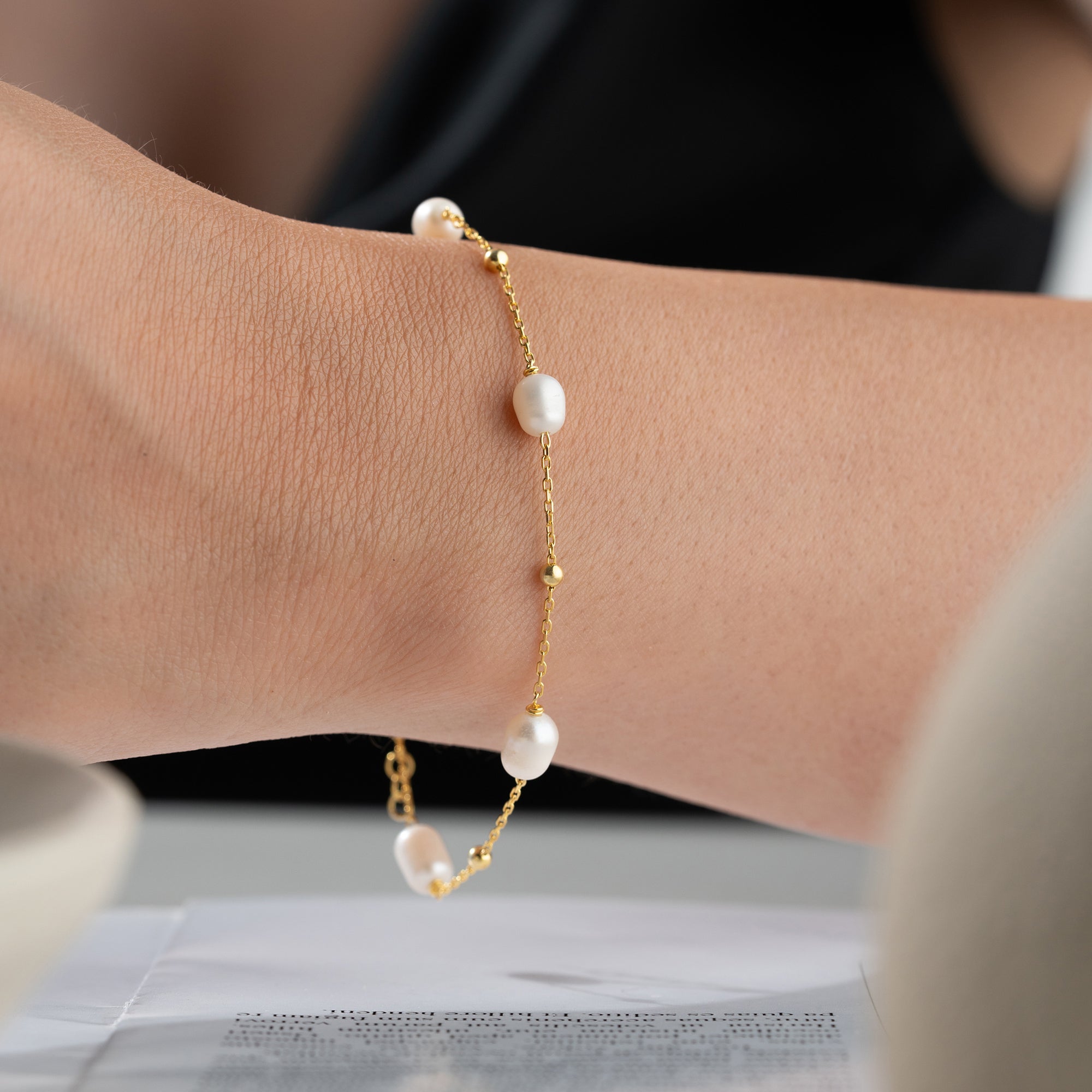 ZAEN PEARL ARMBAND | 925 SILBER