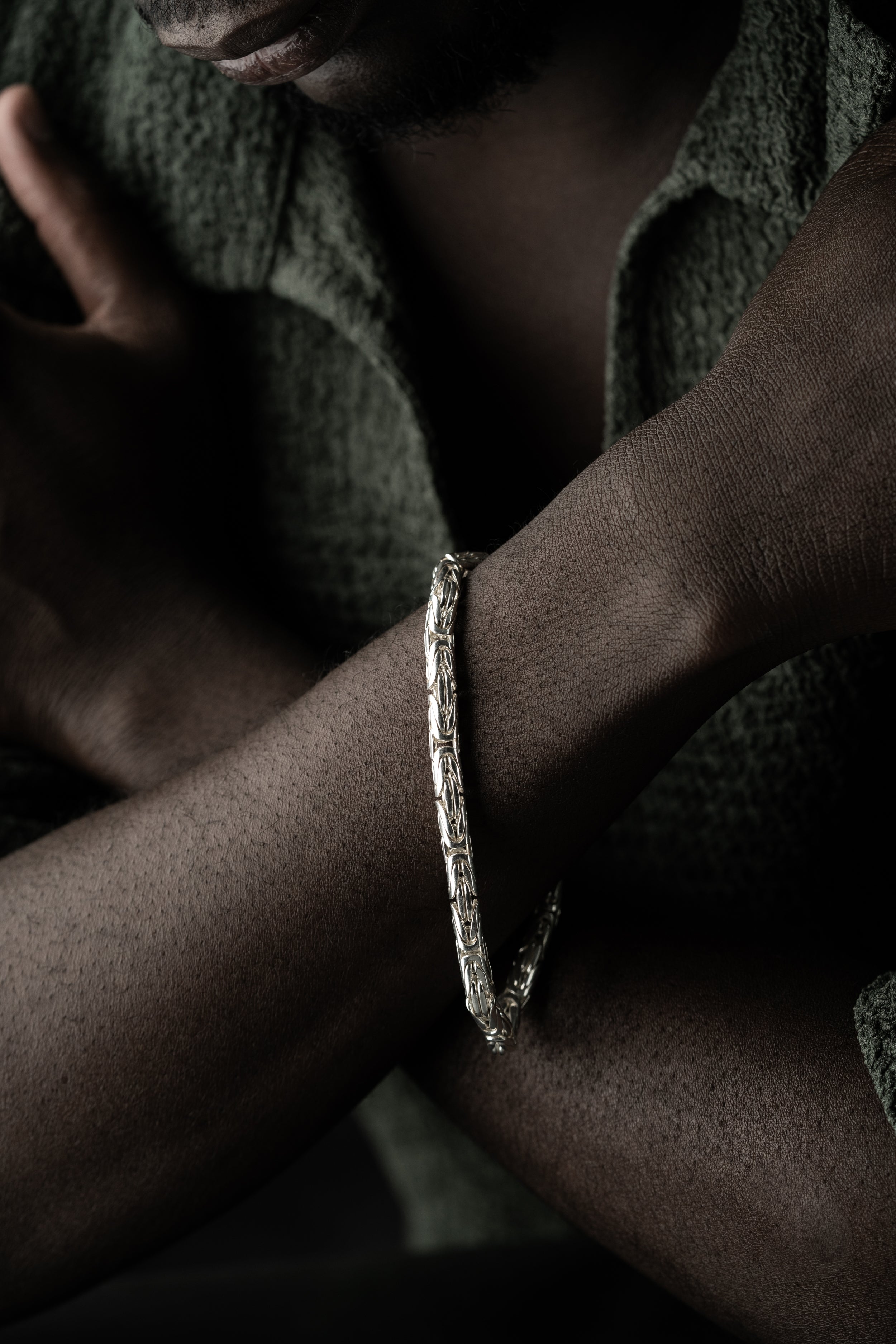 KÖNIGSARMBAND OVAL 5MM | 925 SILBER