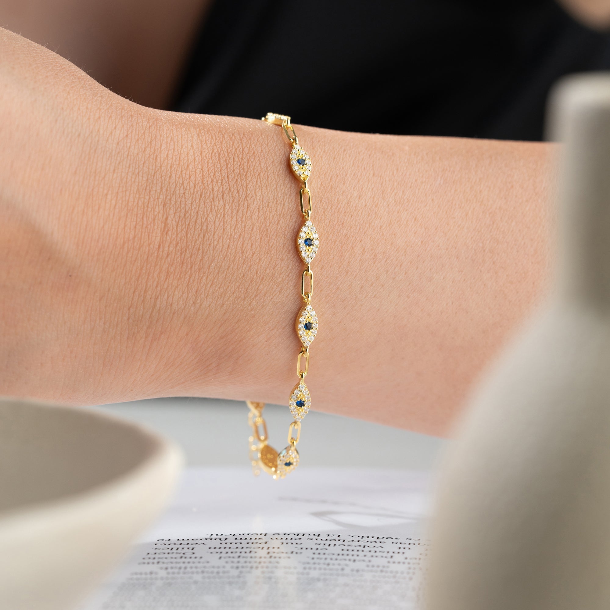 LINA NAZAR ARMBAND | 925 SILBER