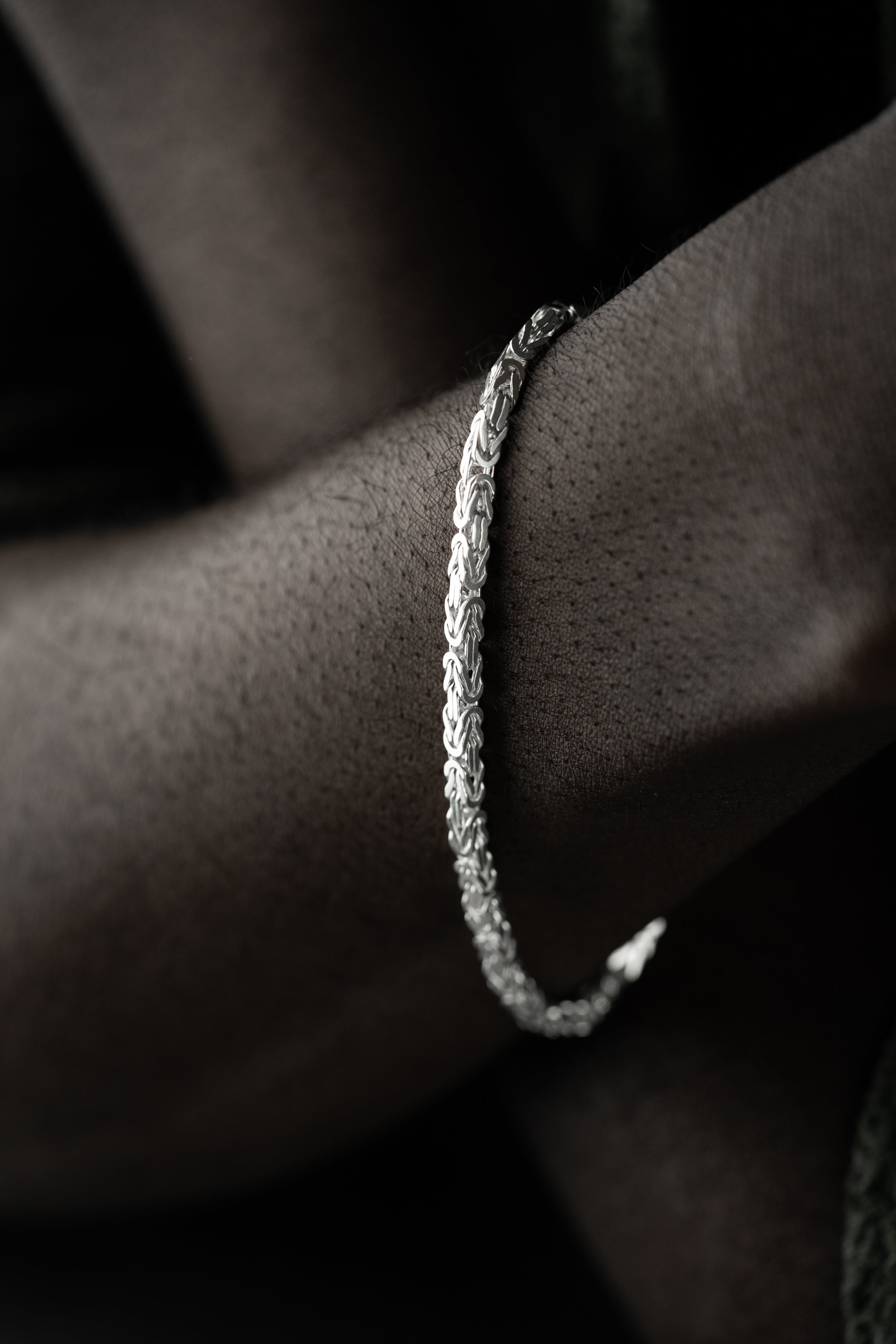 KÖNIGSARMBAND VIERKANT MASSIV 3MM | 925 SILBER