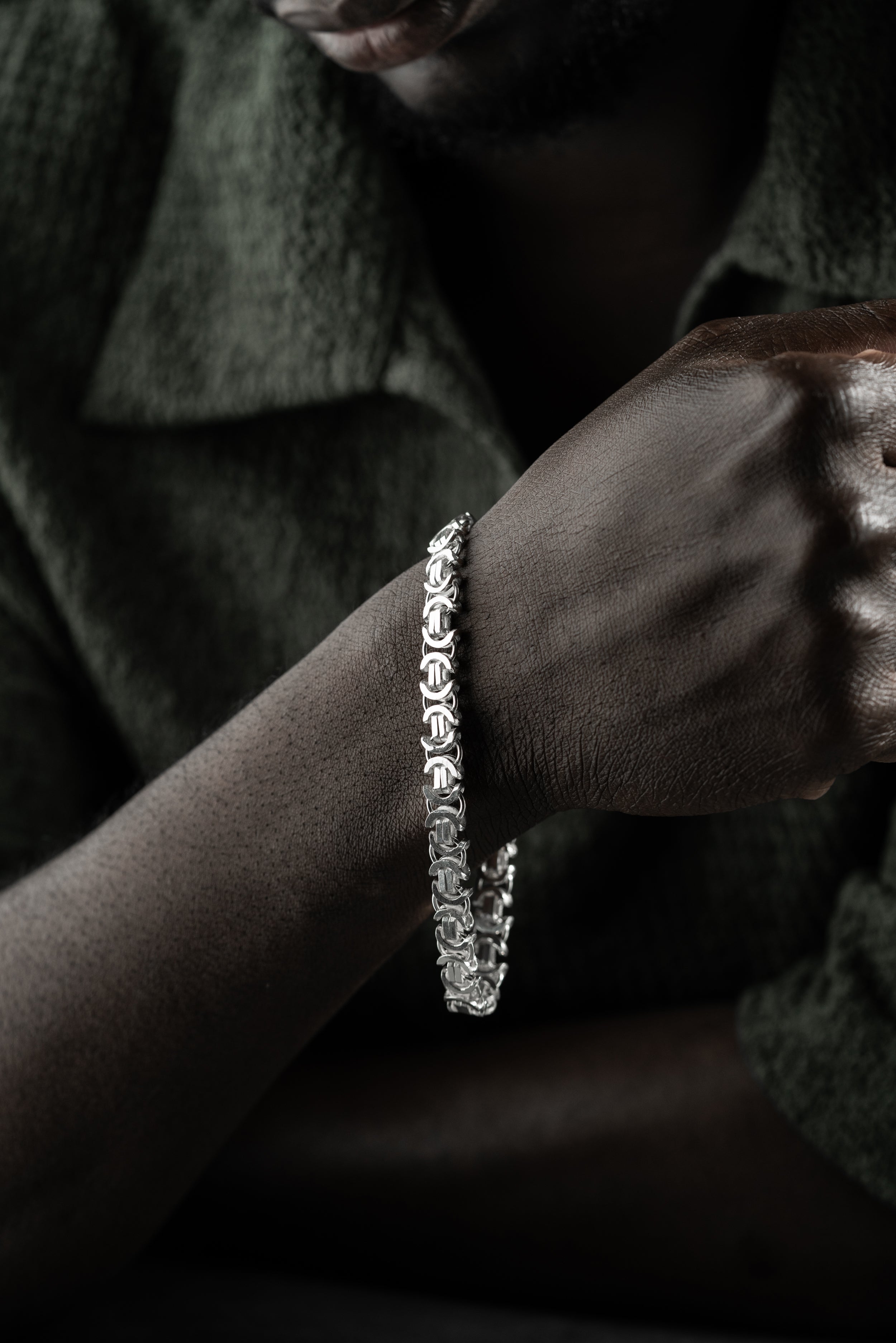 KÖNIGSARMBAND FLACH 6MM | 925 SILBER