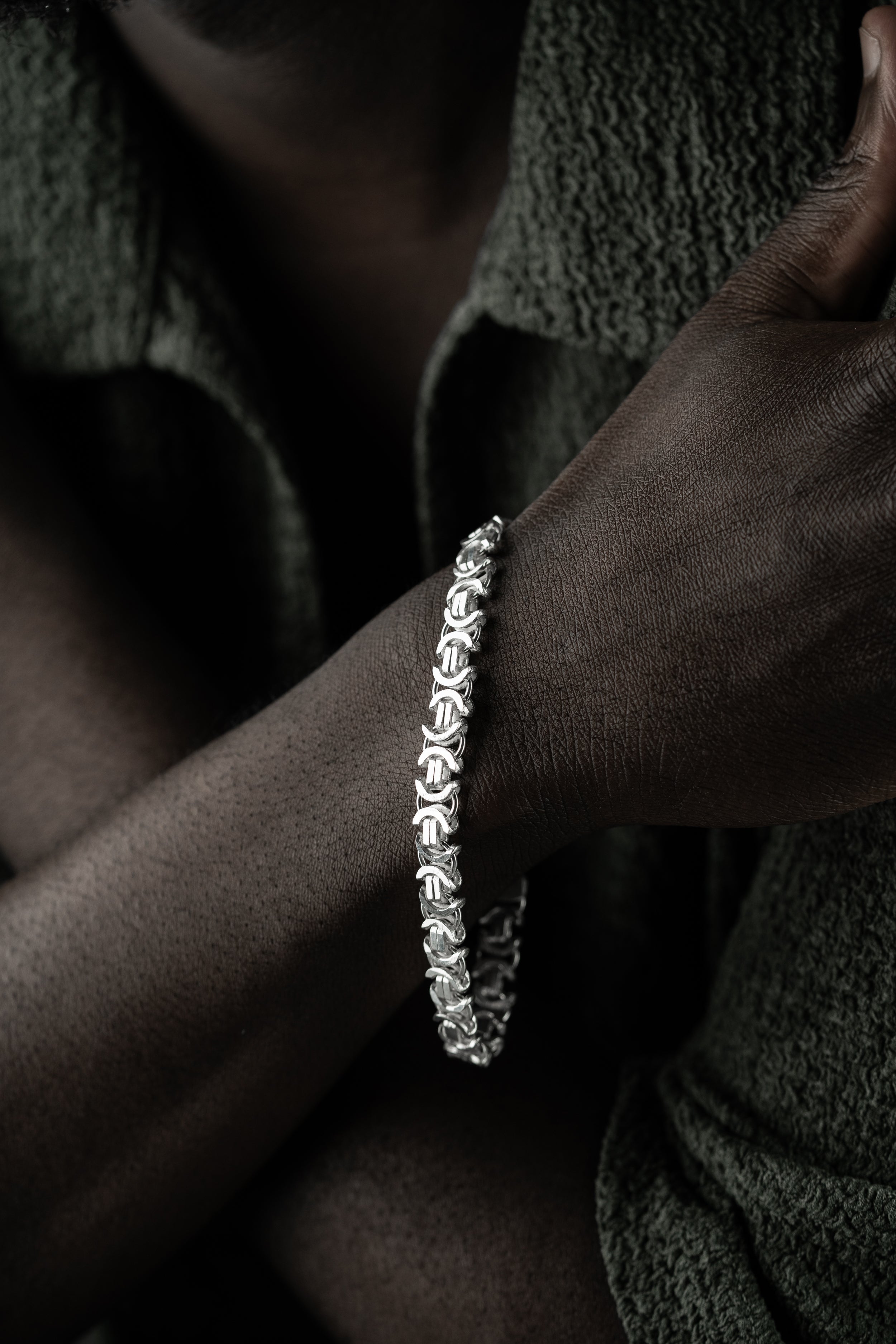 KÖNIGSARMBAND FLACH 6MM | 925 SILBER.