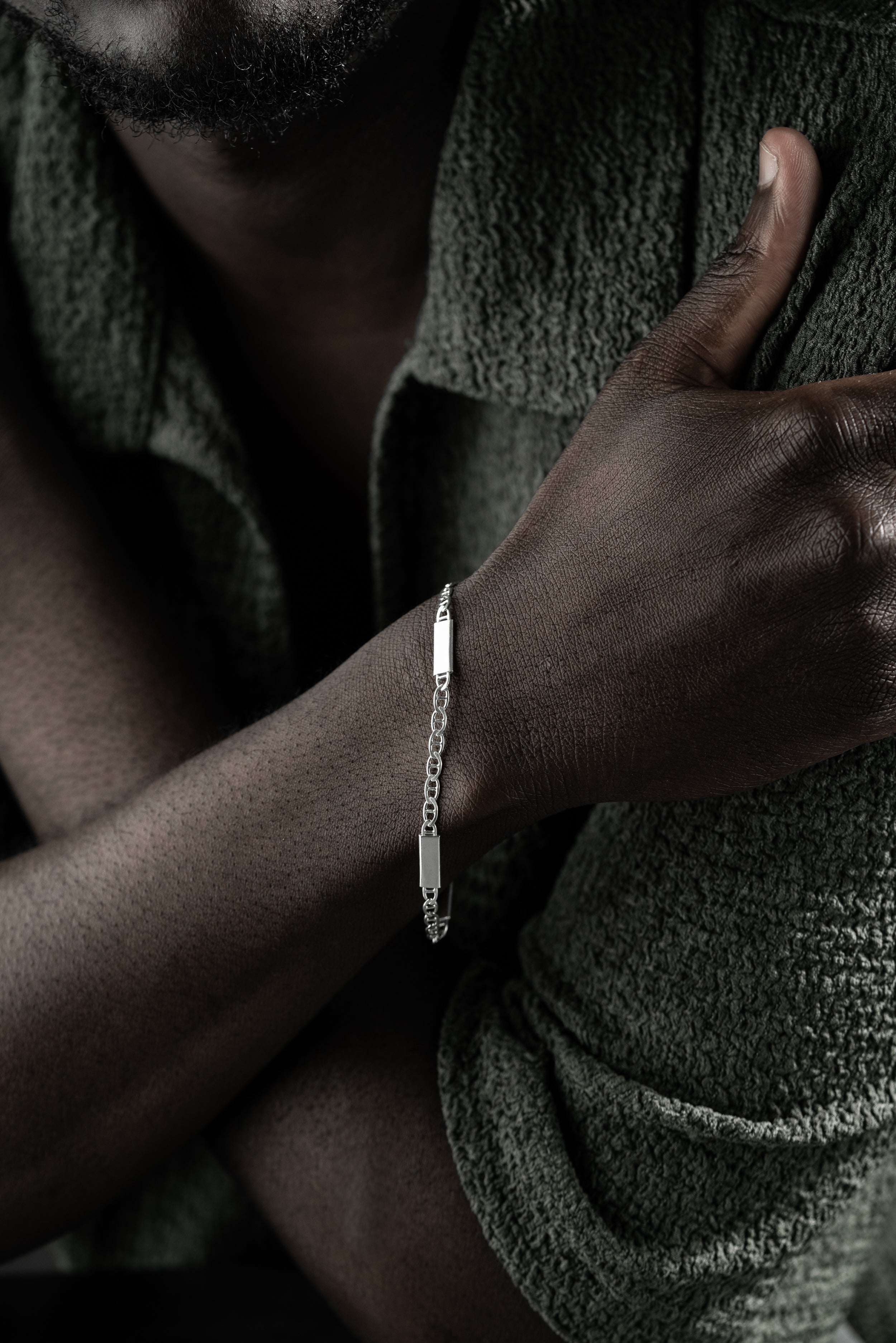 PLATTEN CUBAN LINK ARMBAND 4MM | 925 SILBER