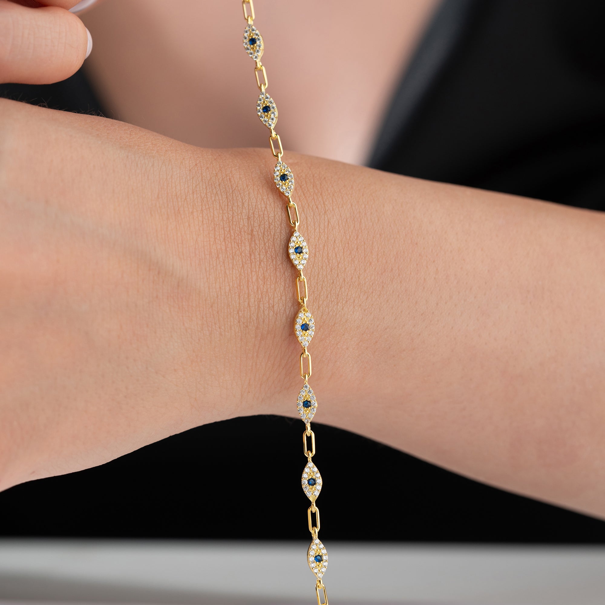 LINA NAZAR ARMBAND | 925 SILBER