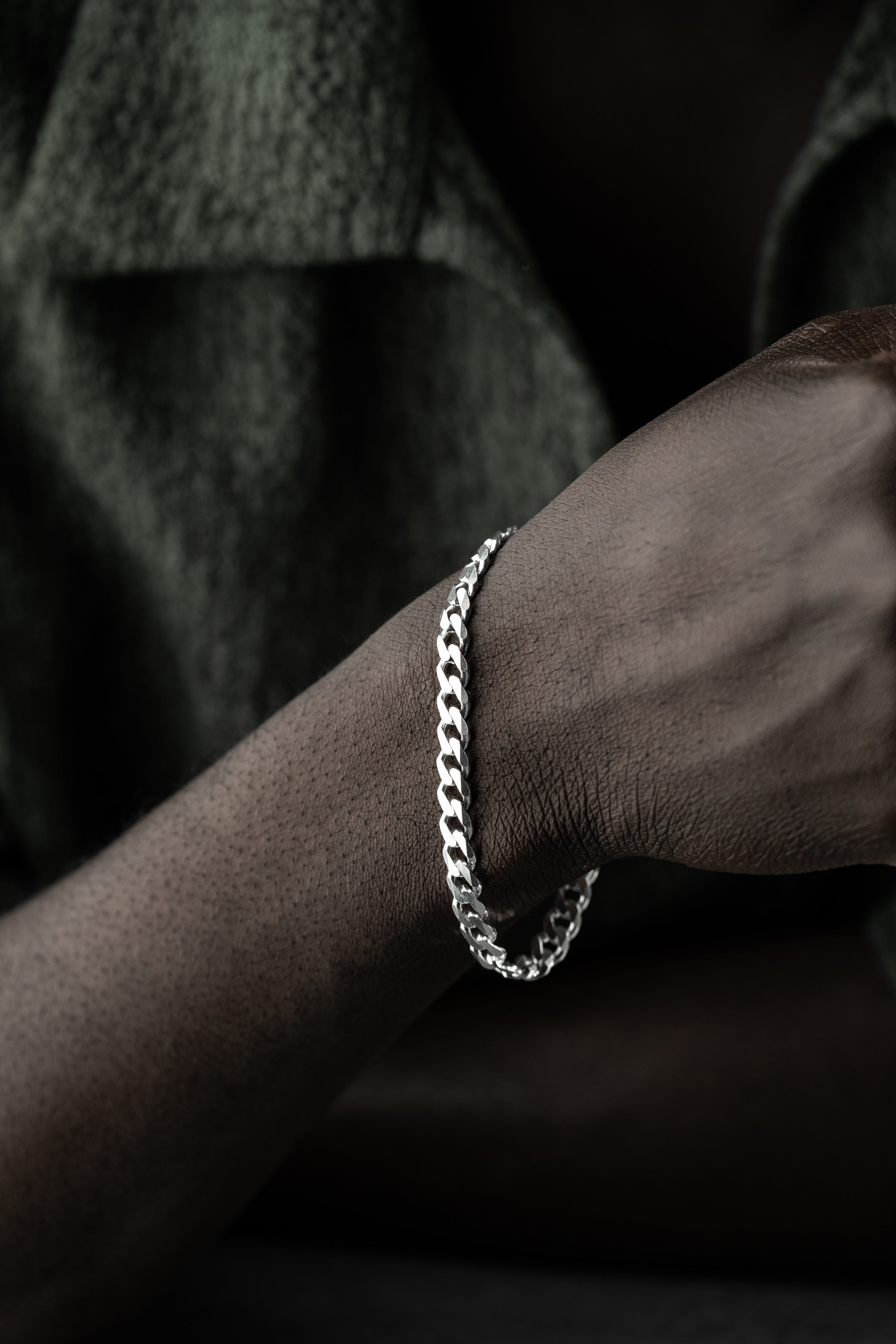 PANZER ARMBAND 5MM | 925 SILBER