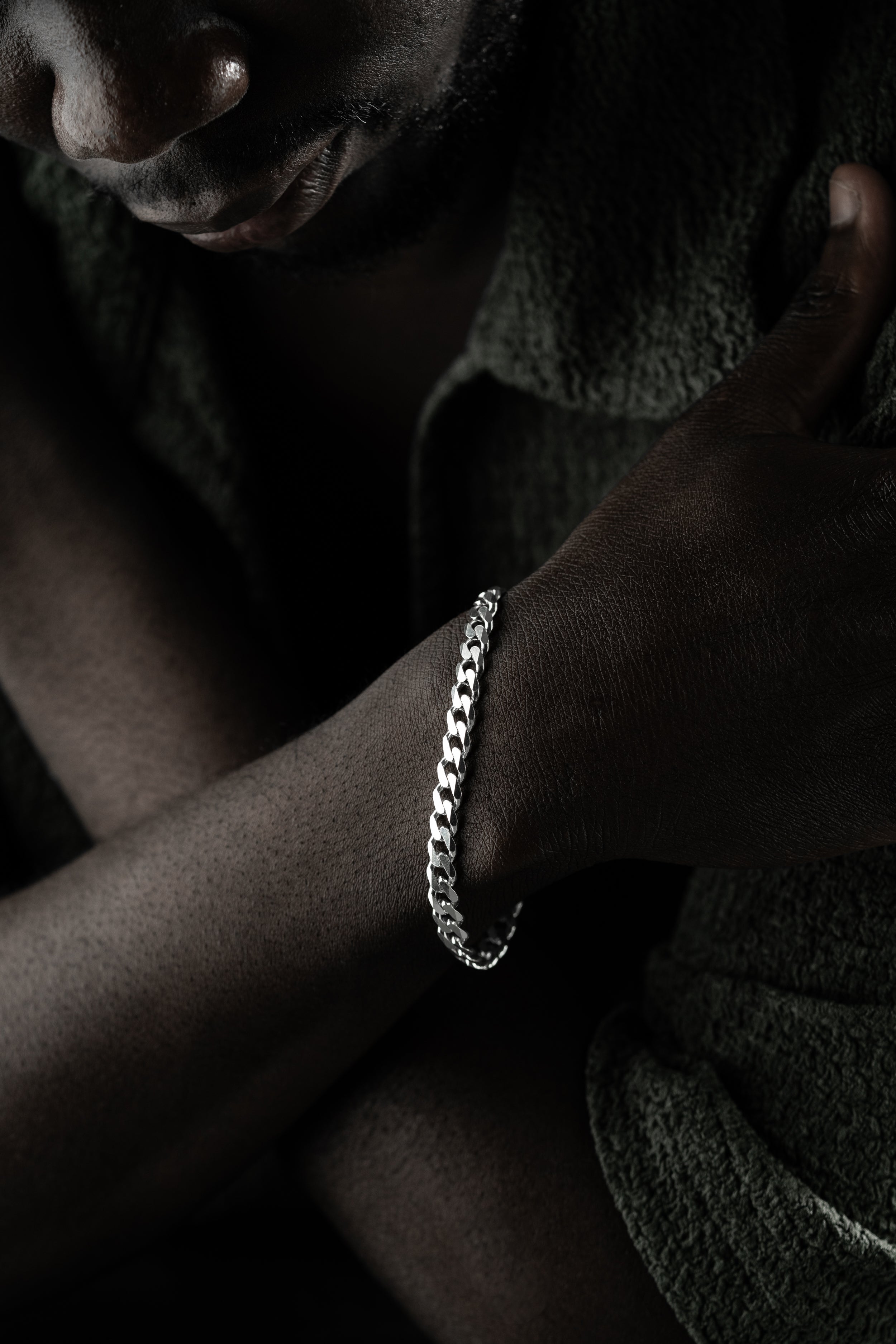 PANZER ARMBAND 5MM | 925 SILBER