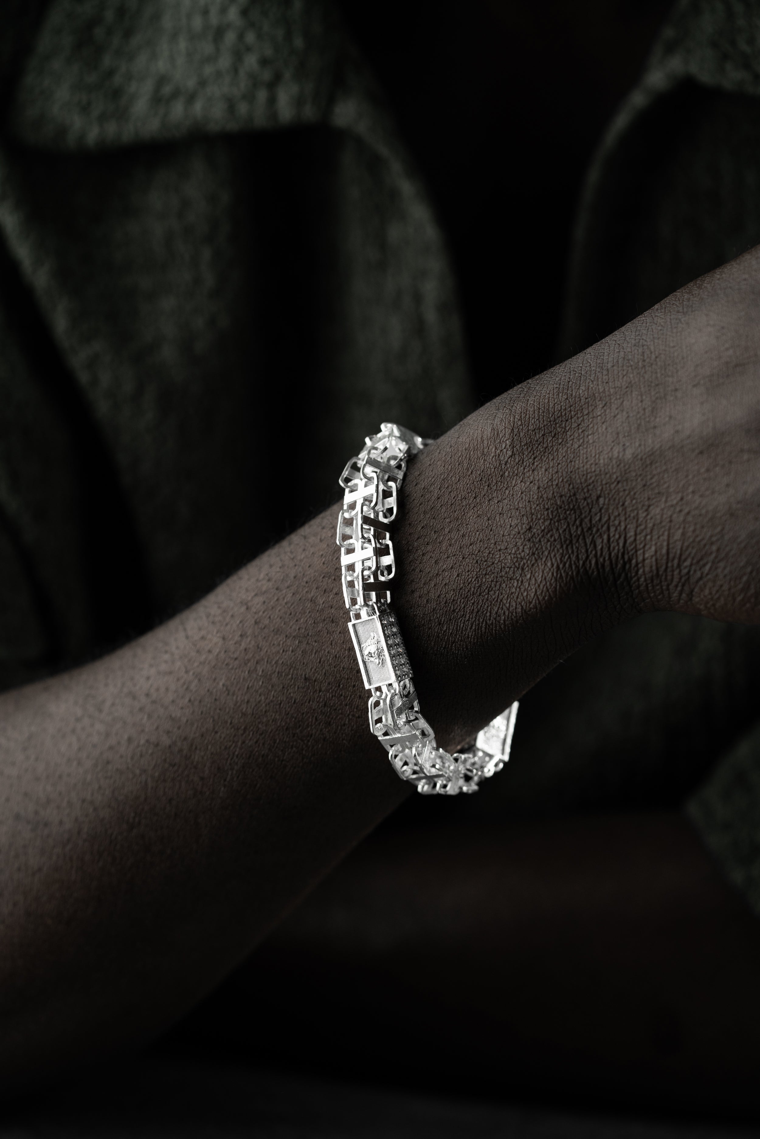 BIG KÄFIG ARMBAND | 925 SILBER.