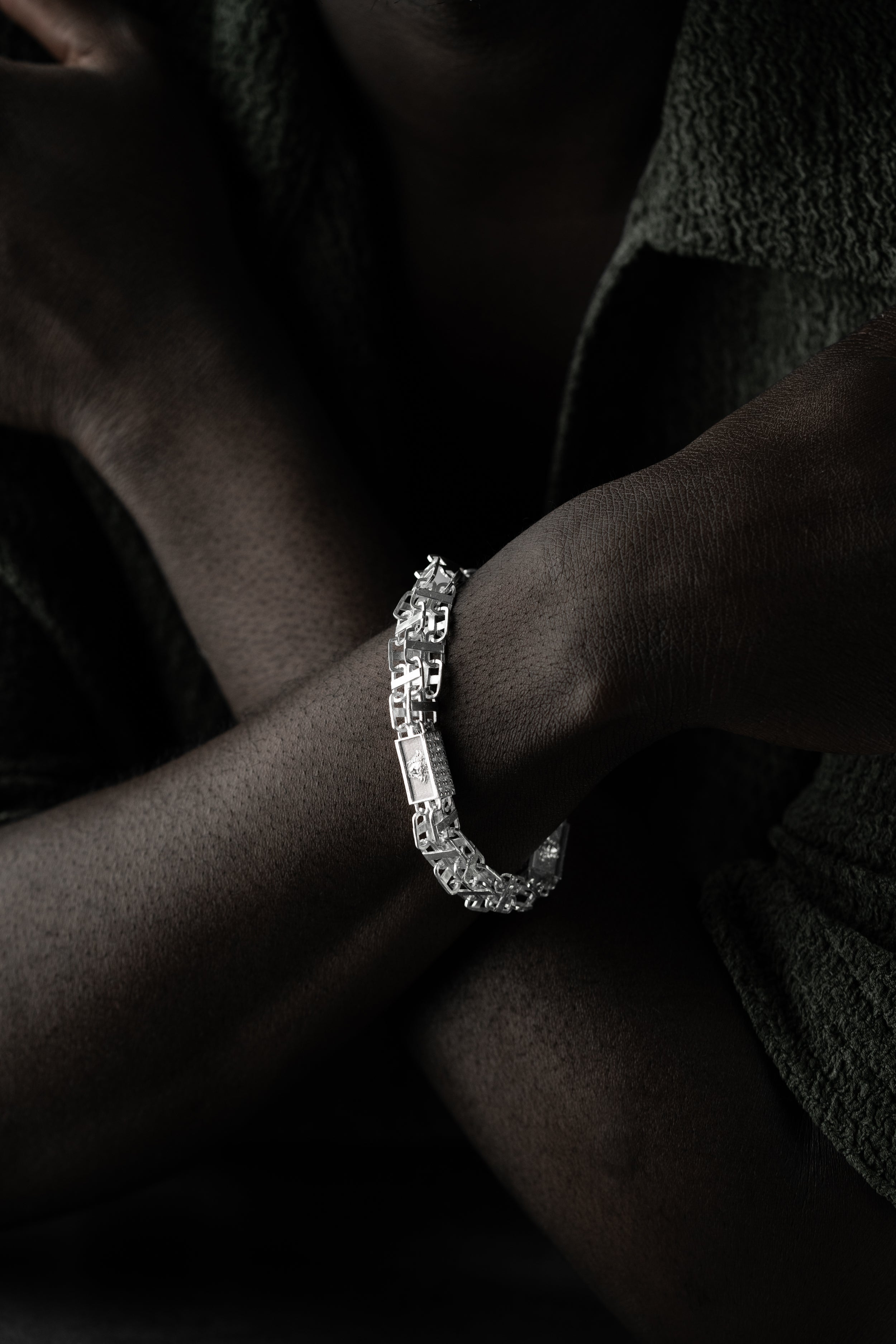 BIG KÄFIG ARMBAND | 925 SILBER.