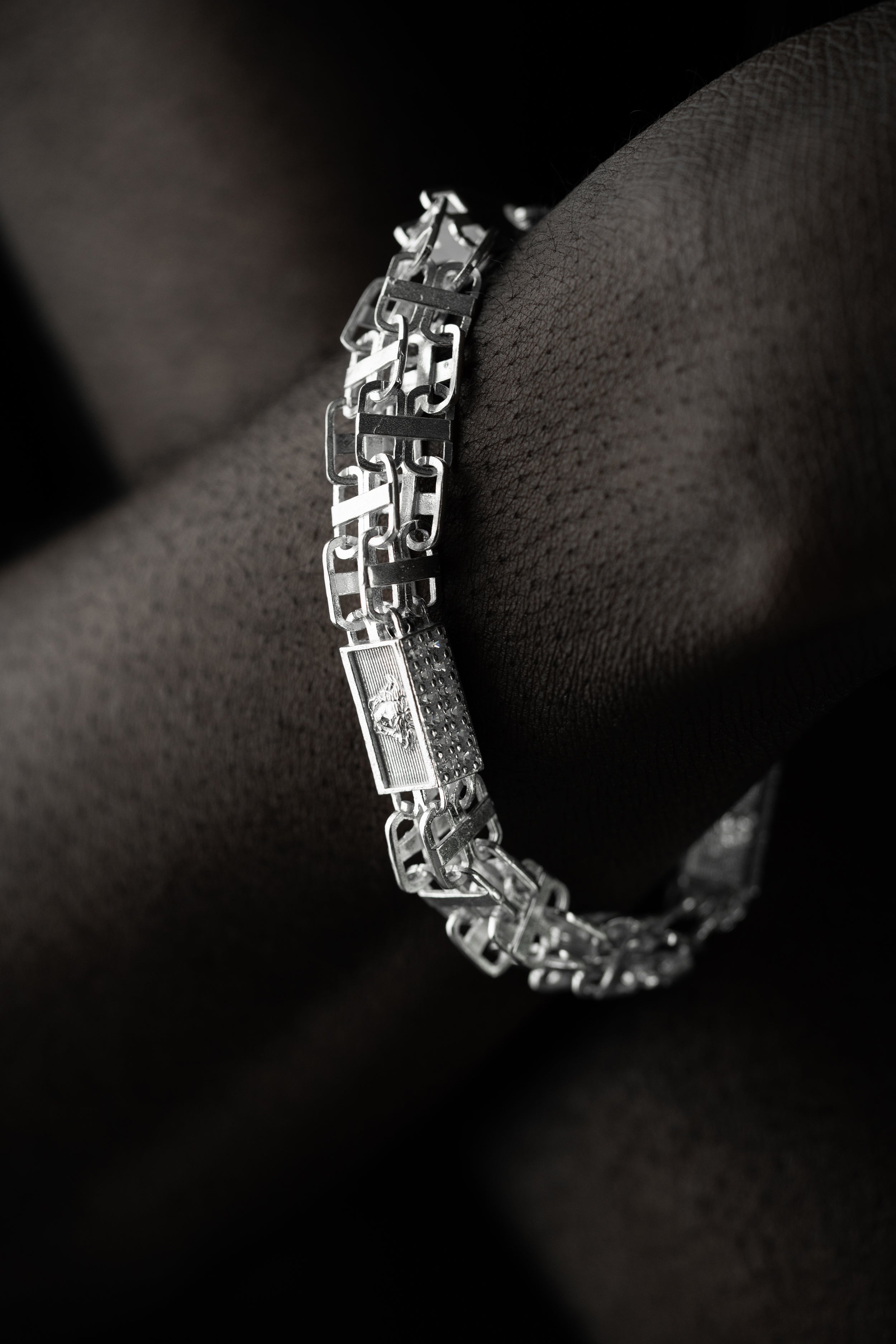 BIG KÄFIG ARMBAND | 925 SILBER.