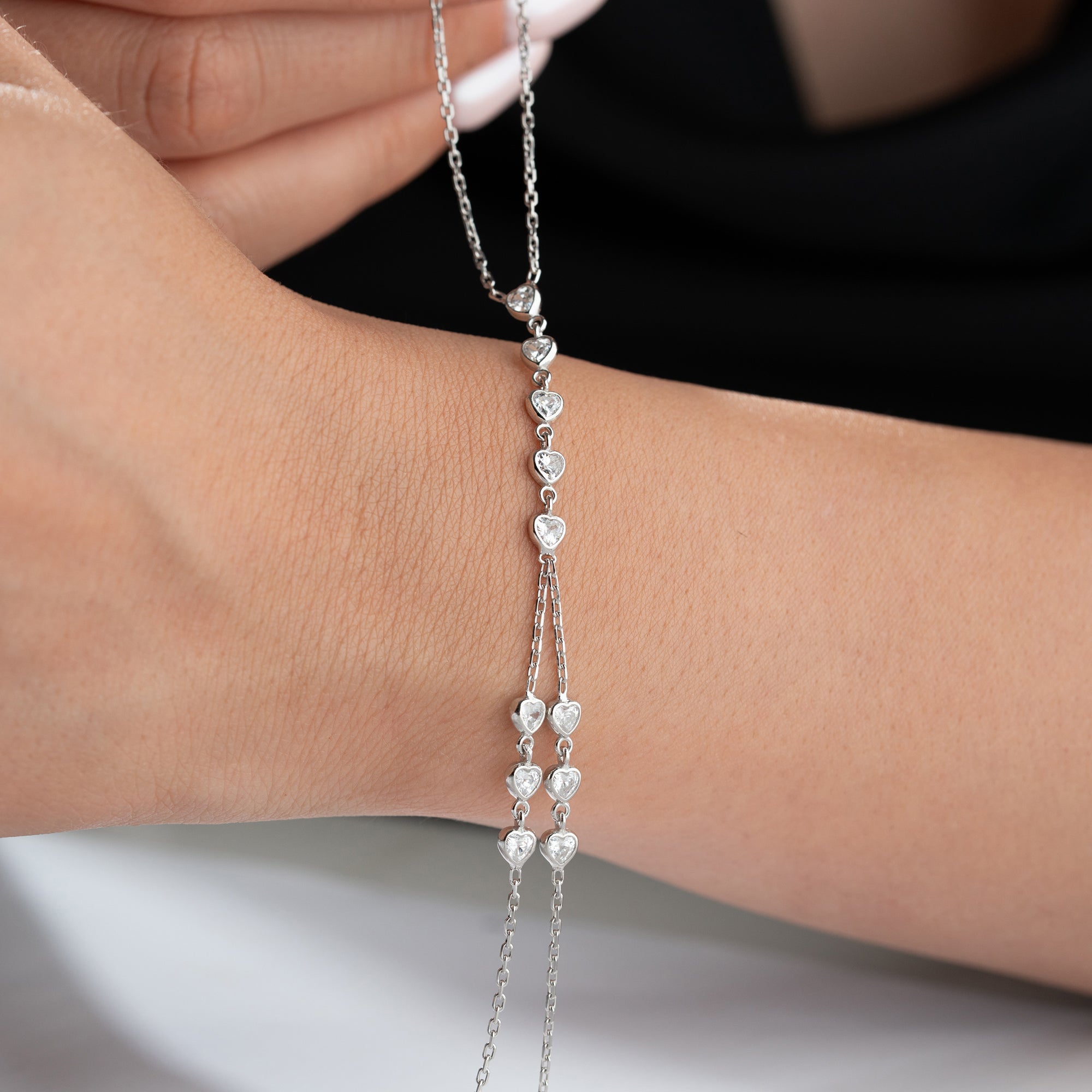 MIVE HEART HANDKETTE | 925 SILBER