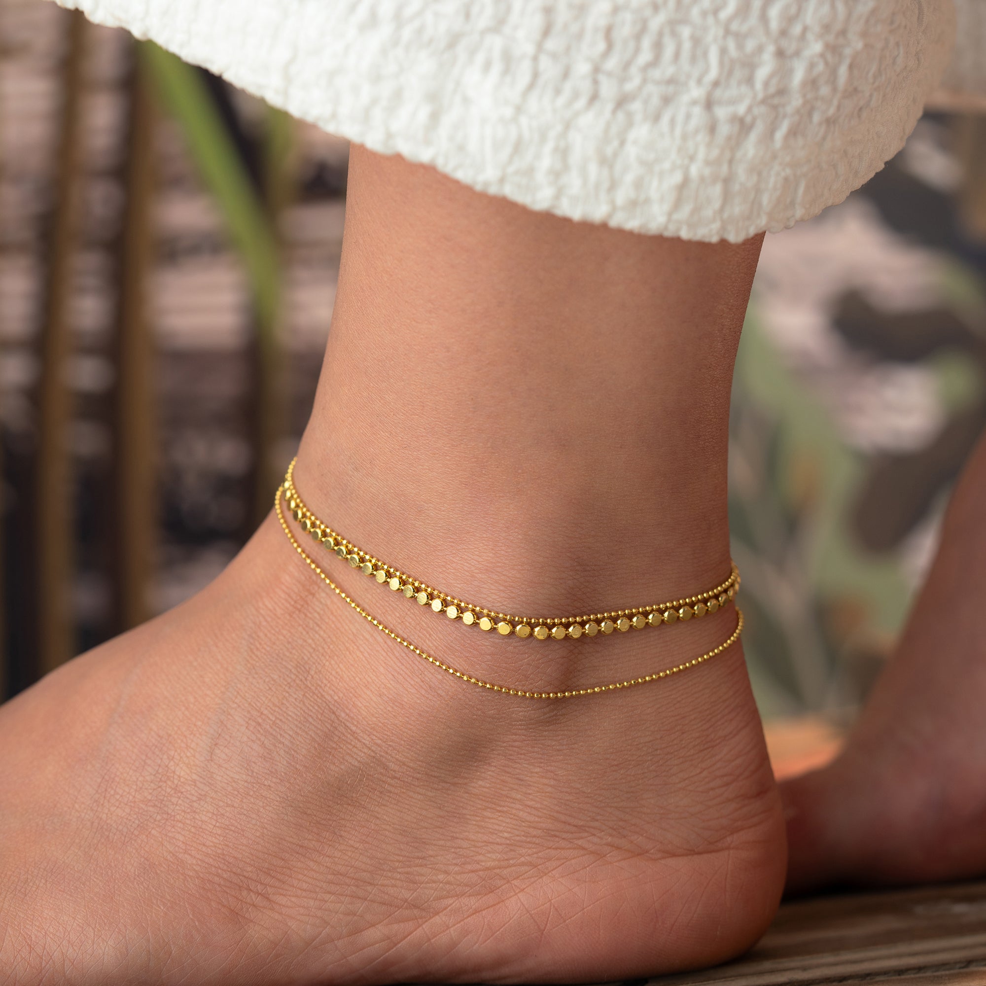 TRIARA FUSSKETTE | 925 SILBER