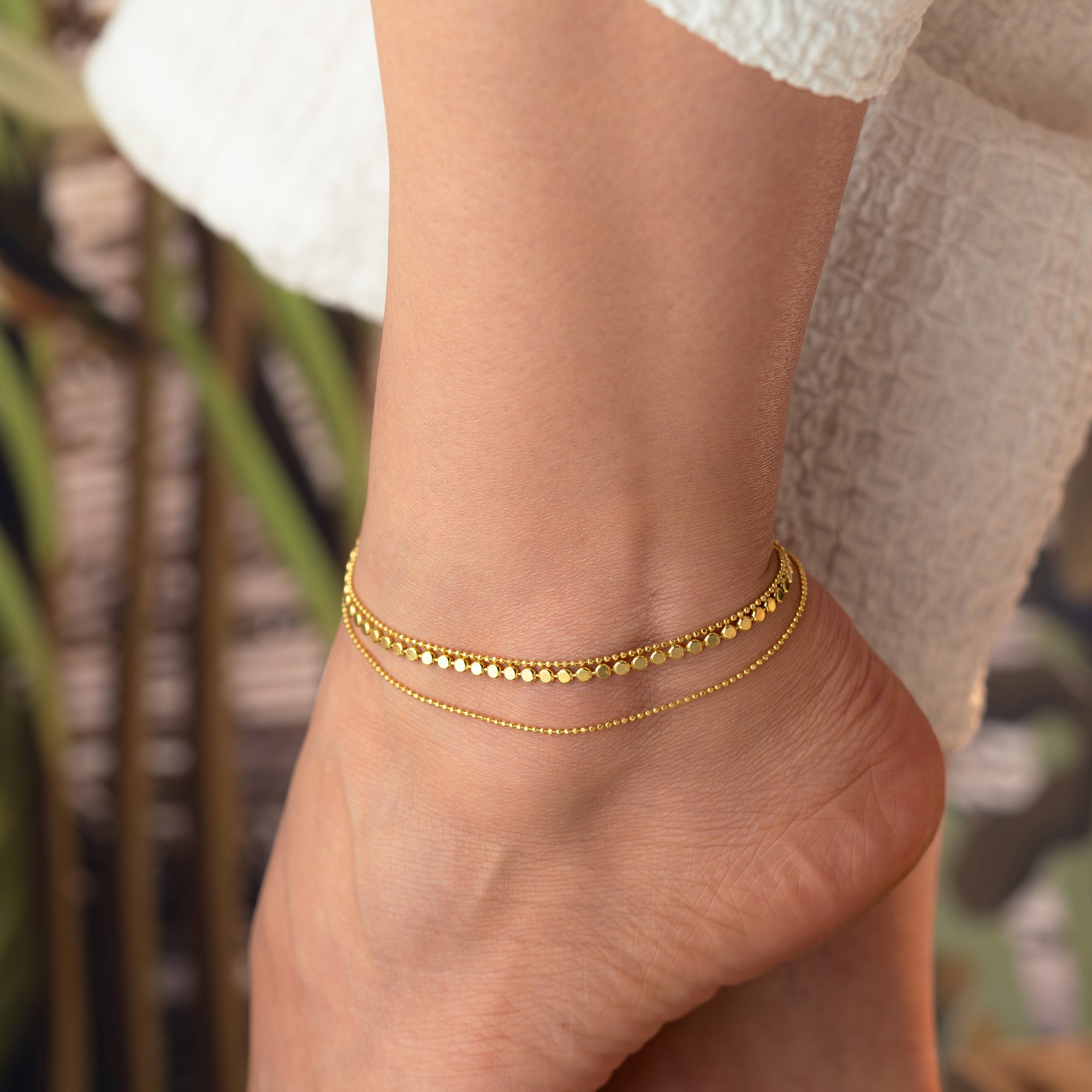 TRIARA FUSSKETTE | 925 SILBER