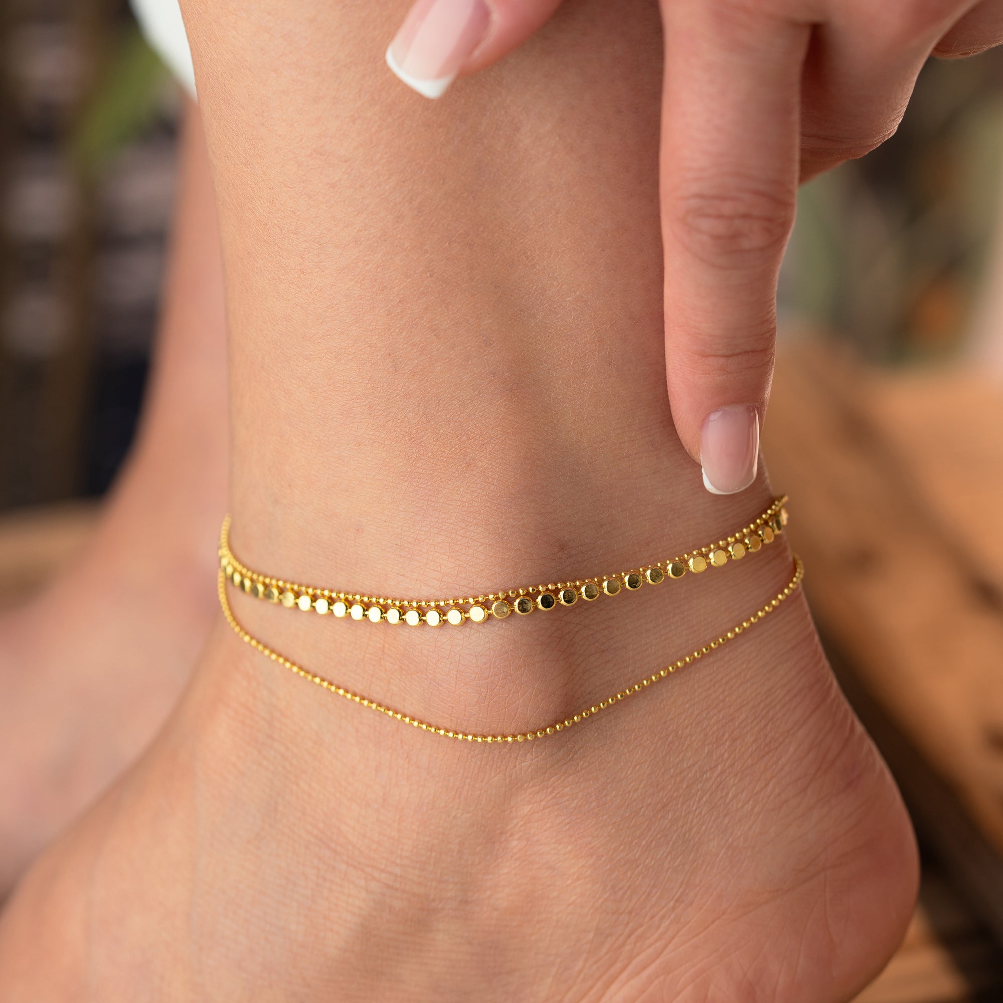 TRIARA FUSSKETTE | 925 SILBER