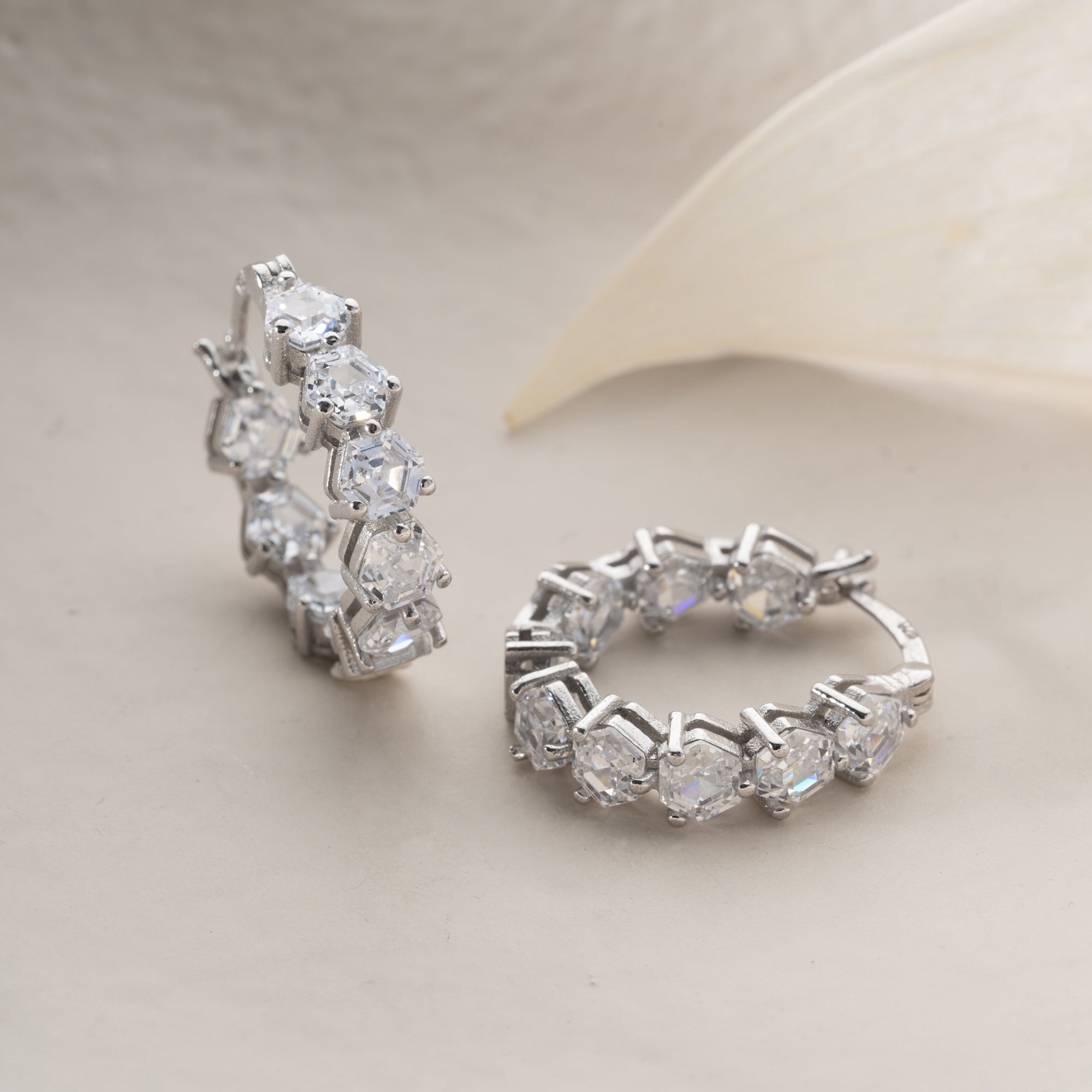 FLEUR OHRRINGE | 925 SILBER