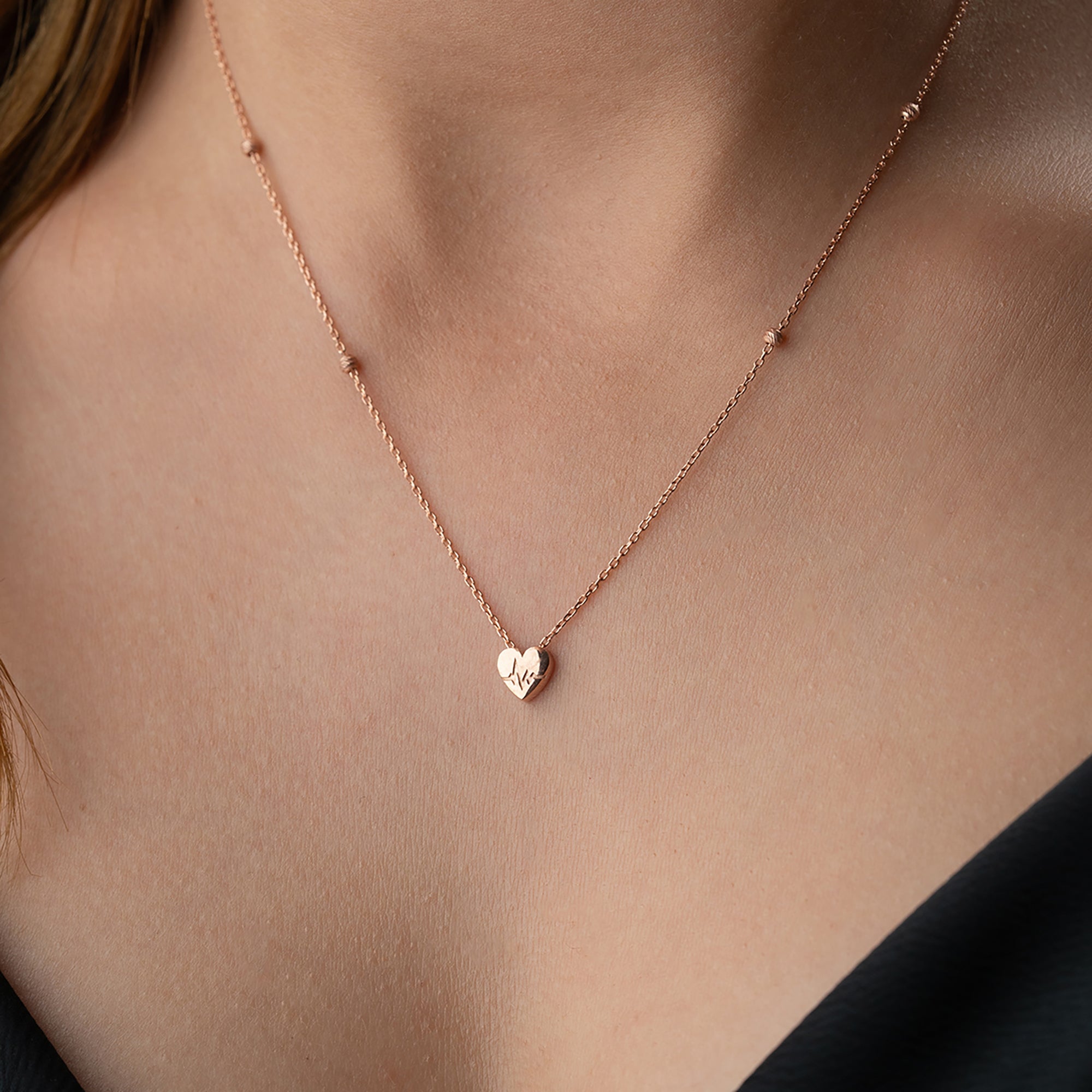 MINI HEART KETTE | 925 SILBER