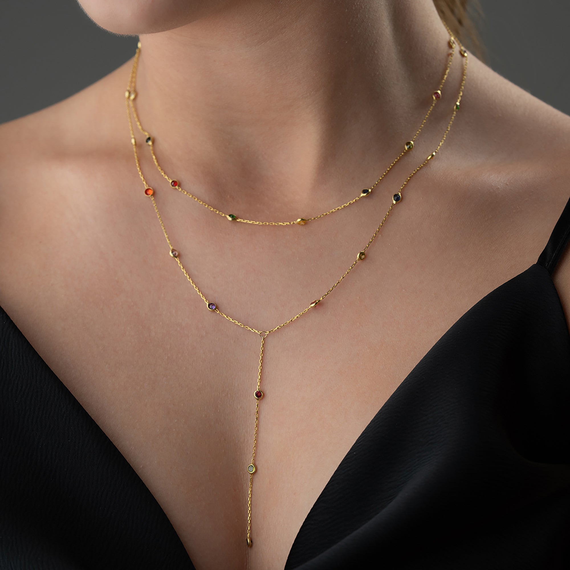 NOE COLORFULL Y KETTE | 925 SILBER