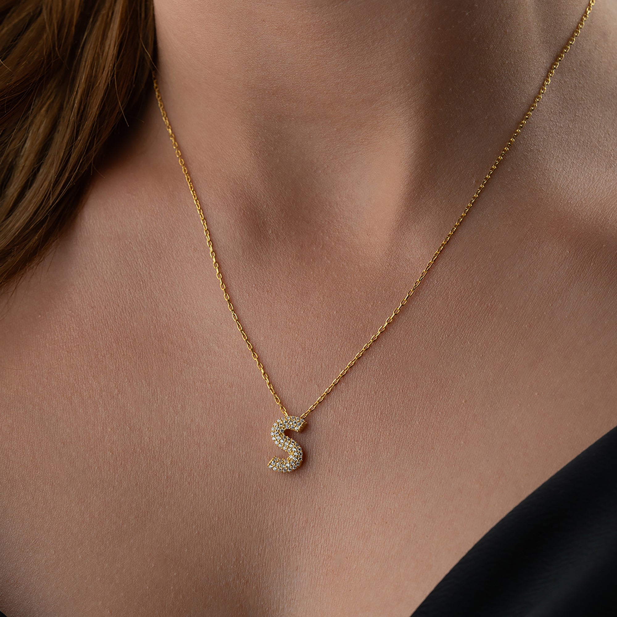 ARIA BUCHSTABEN KETTE | 925 SILBER