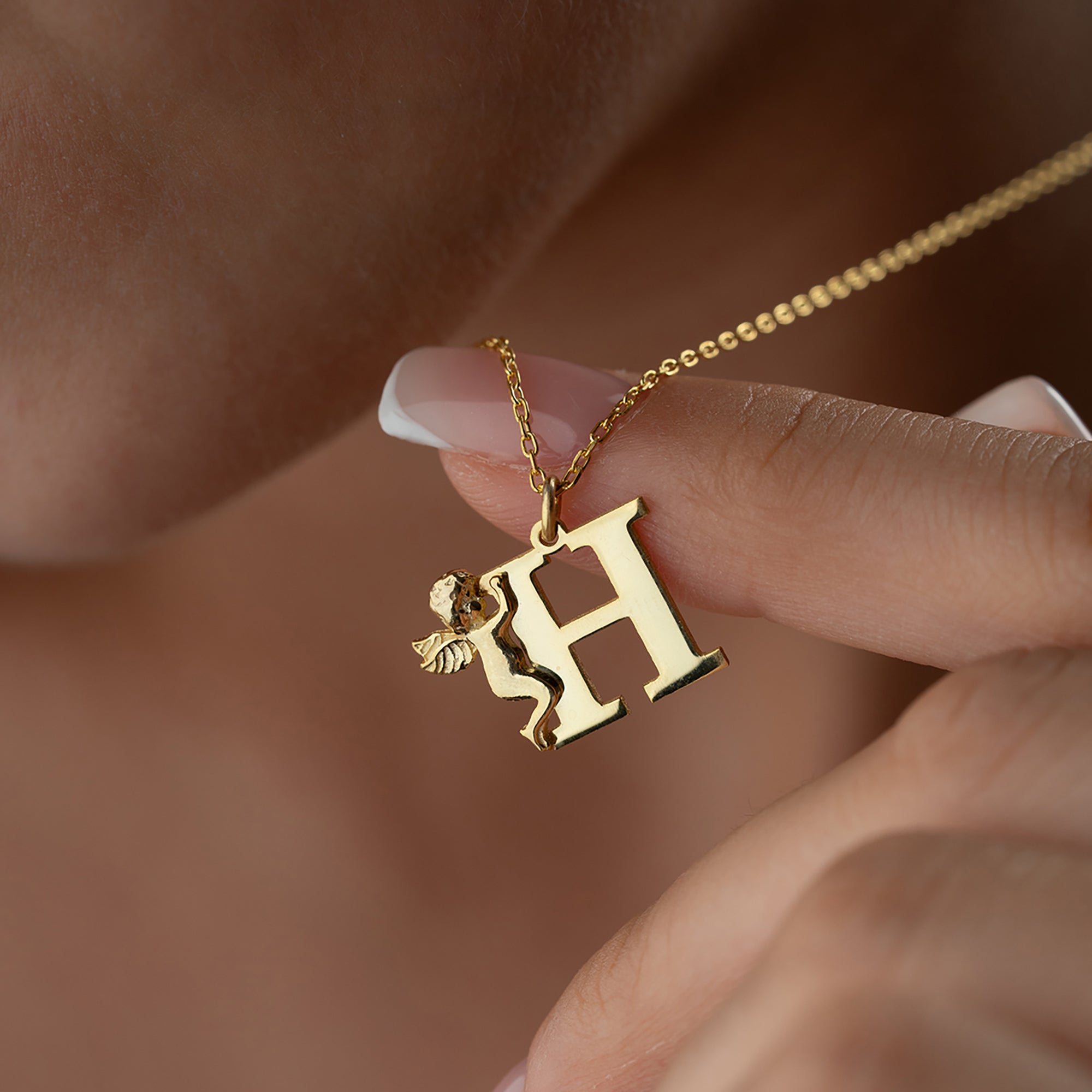 ANGELS BUCHSTABEN KETTE | 925 SILBER