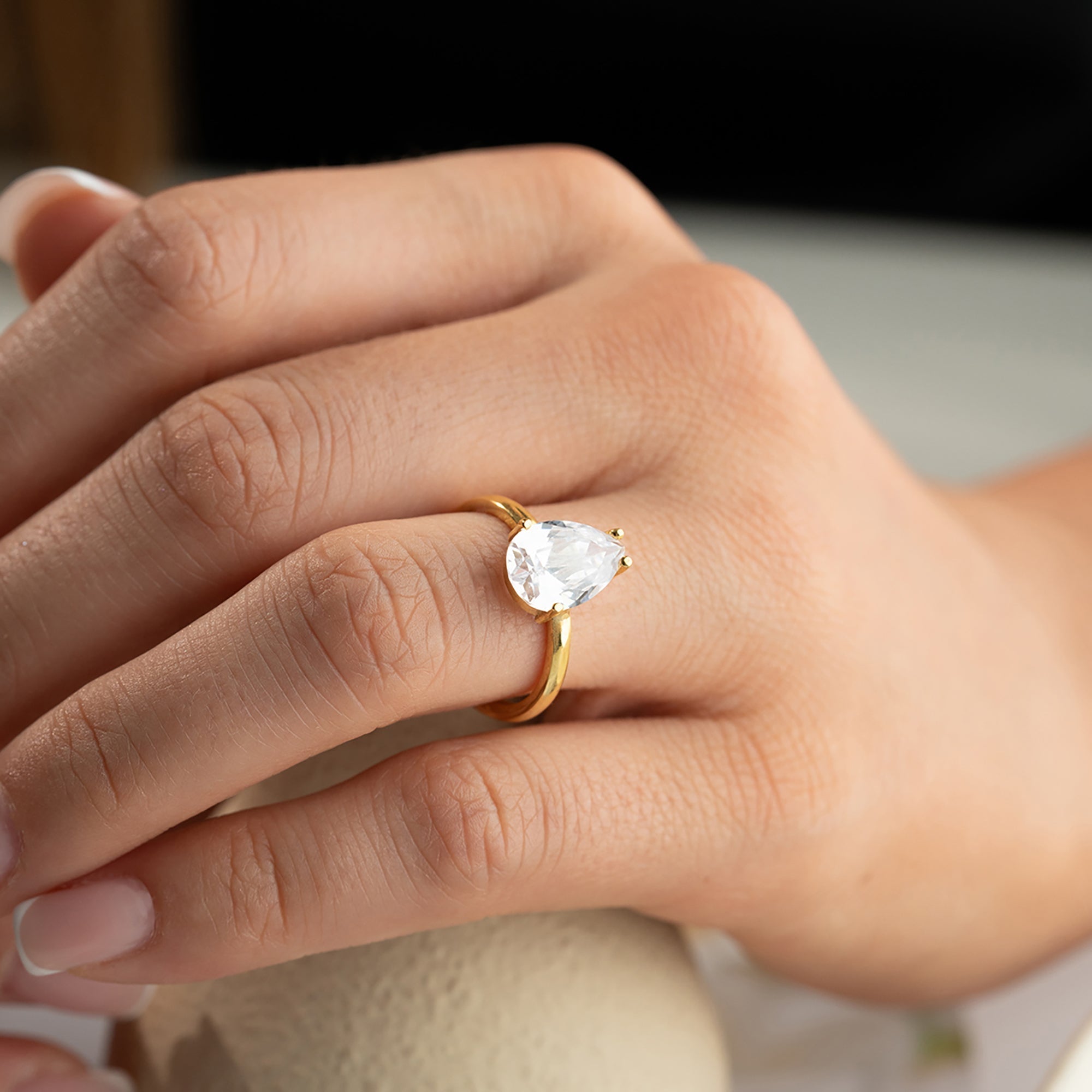 BIG DROP RING | 925 SILBER