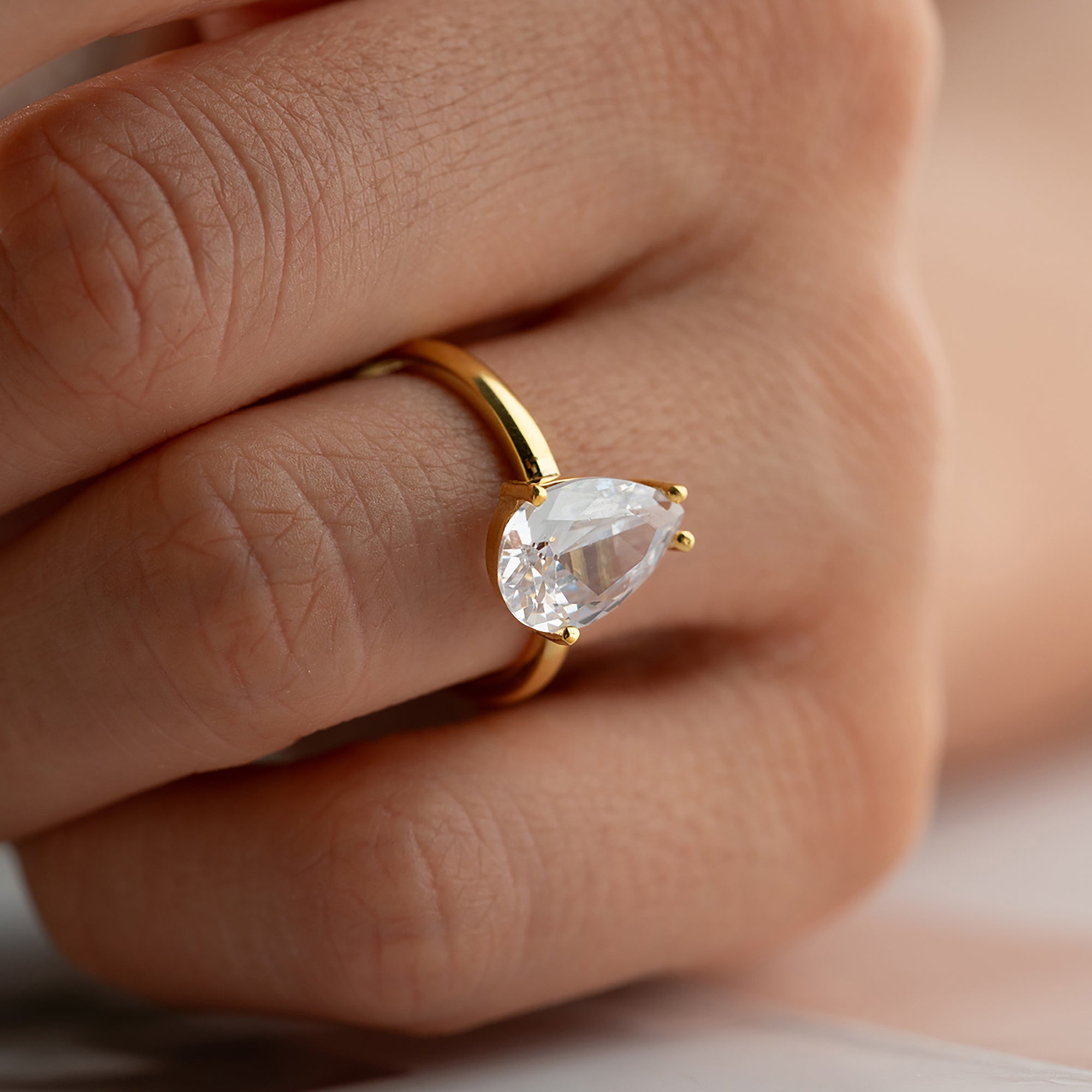 BIG DROP RING | 925 SILBER