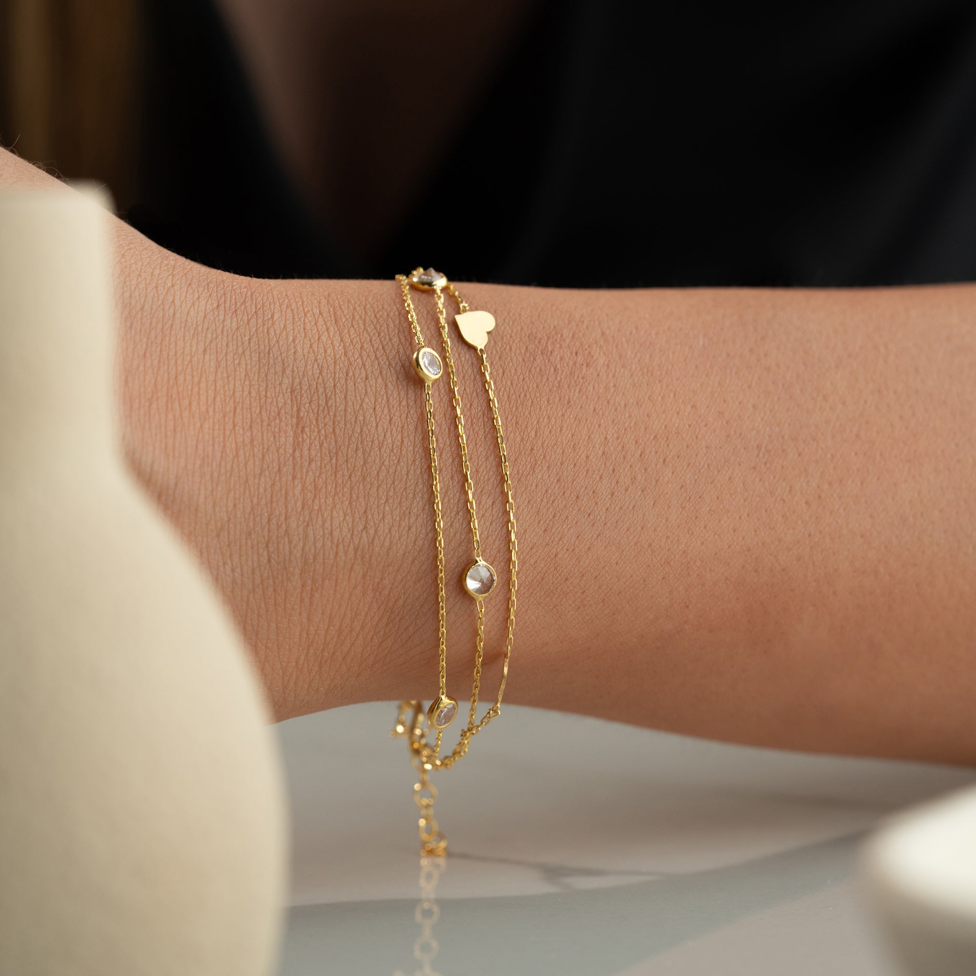 HEART VION ARMBAND | 925 SILBER