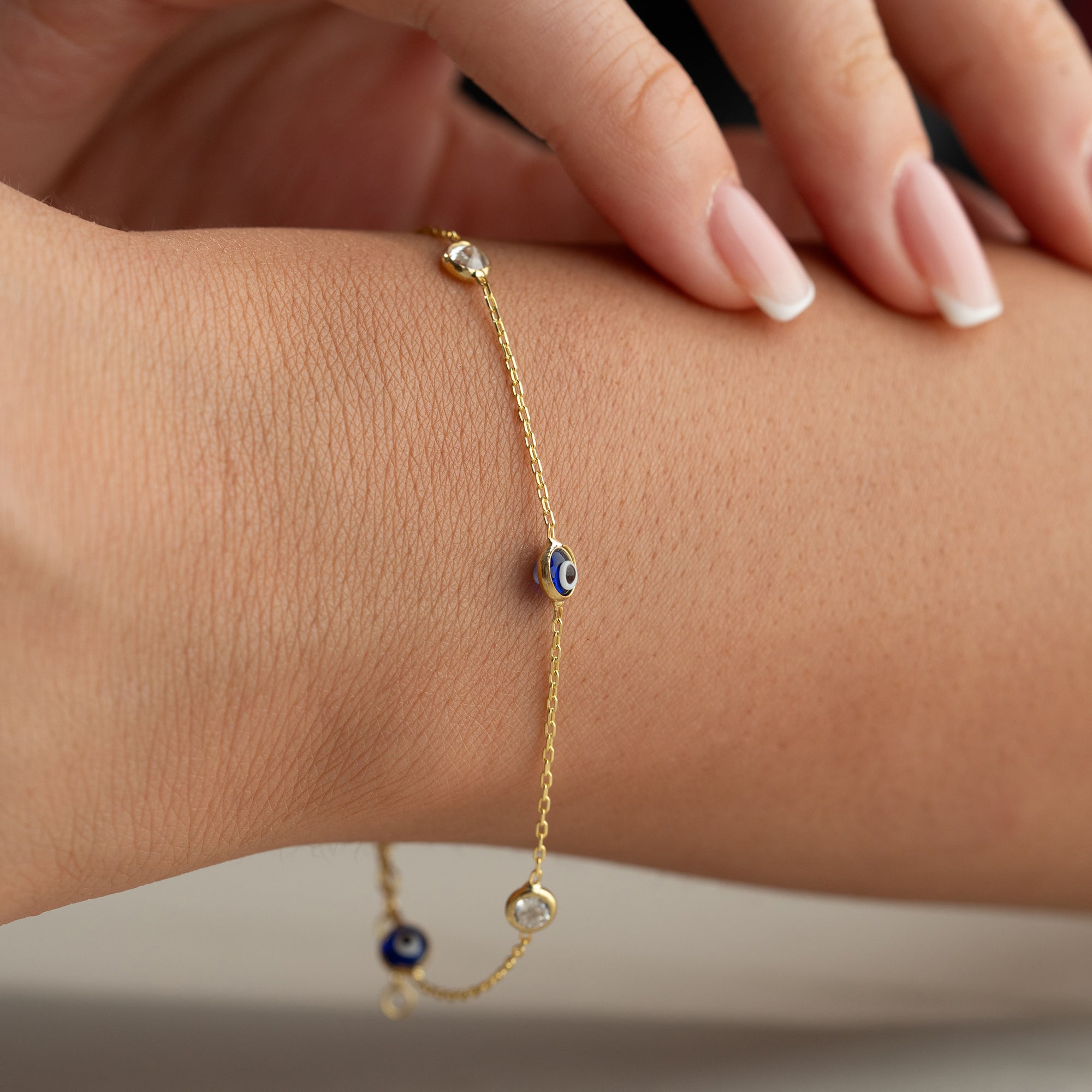 NAZAR X STONE ARMBAND | 925 SILBER