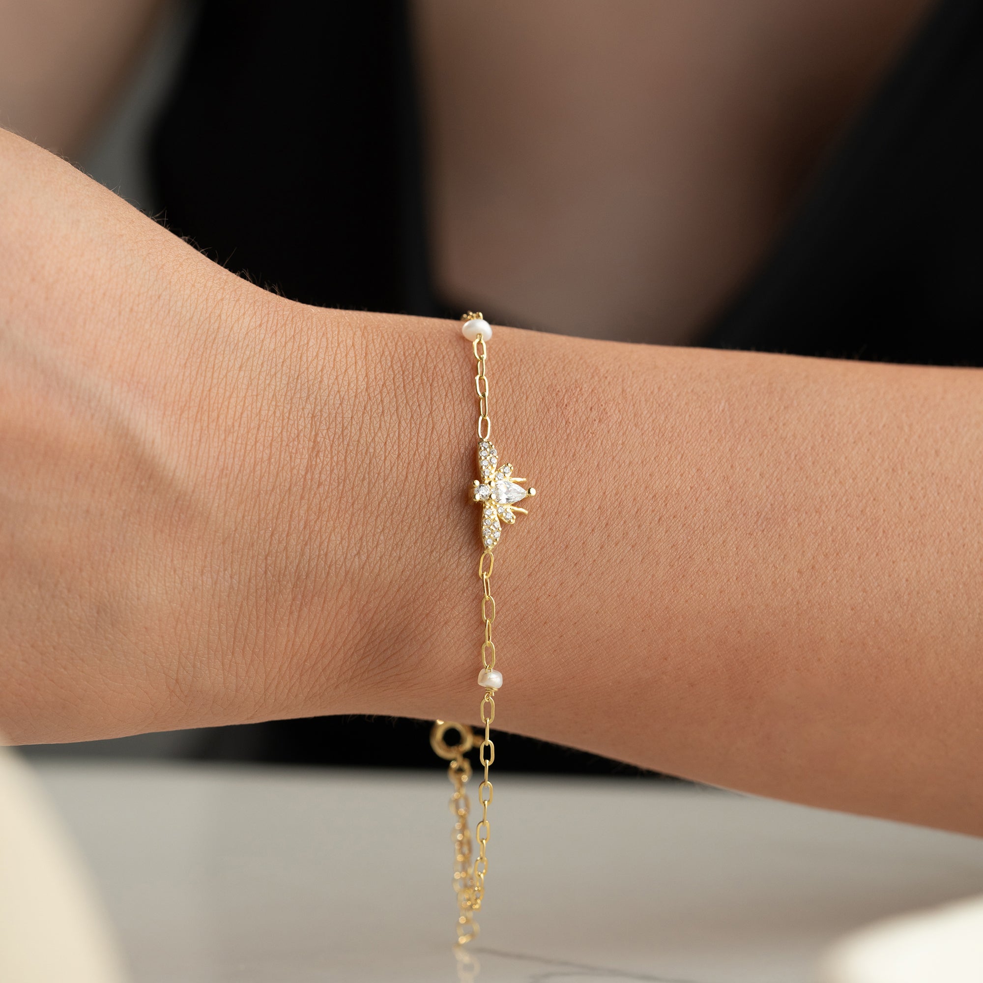 MIE PEARL ARMBAND | 925 SILBER