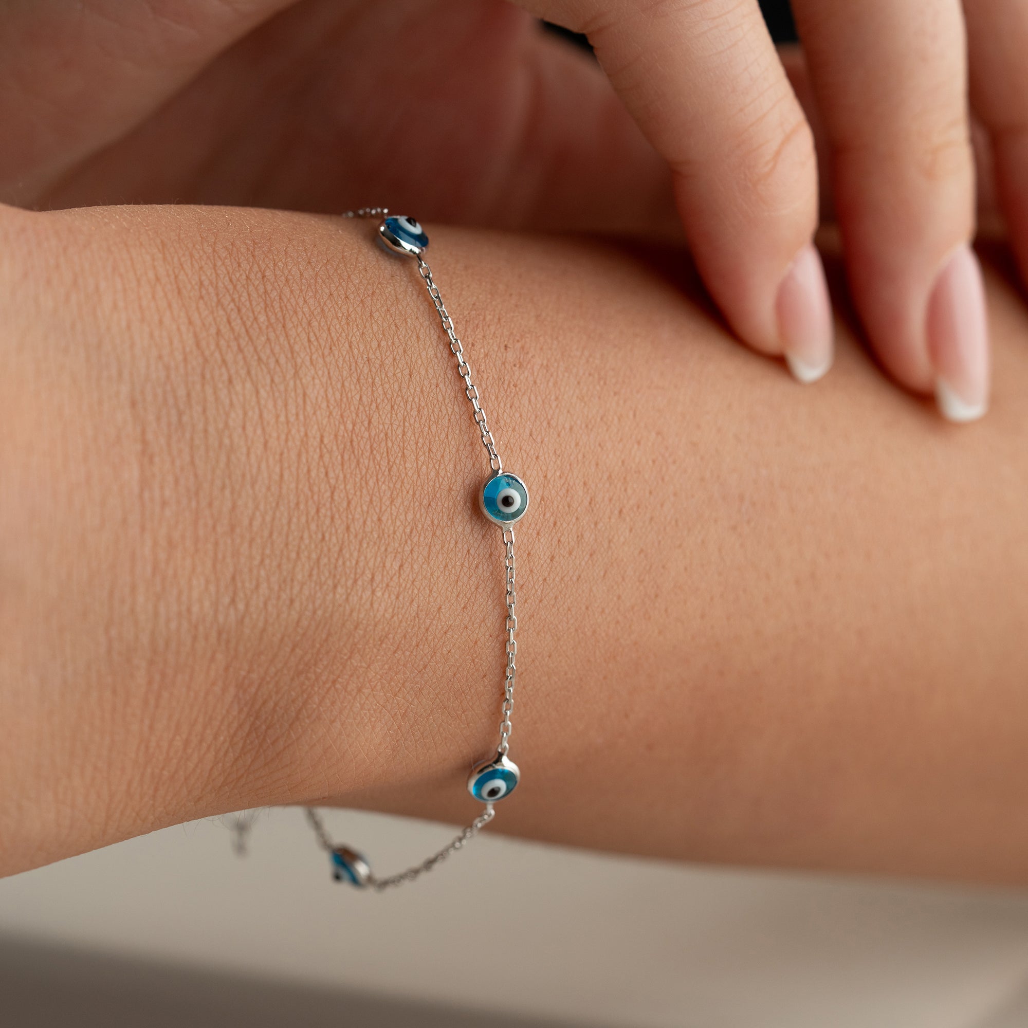 MINI NAZAR ARMBAND | 925 SILBER