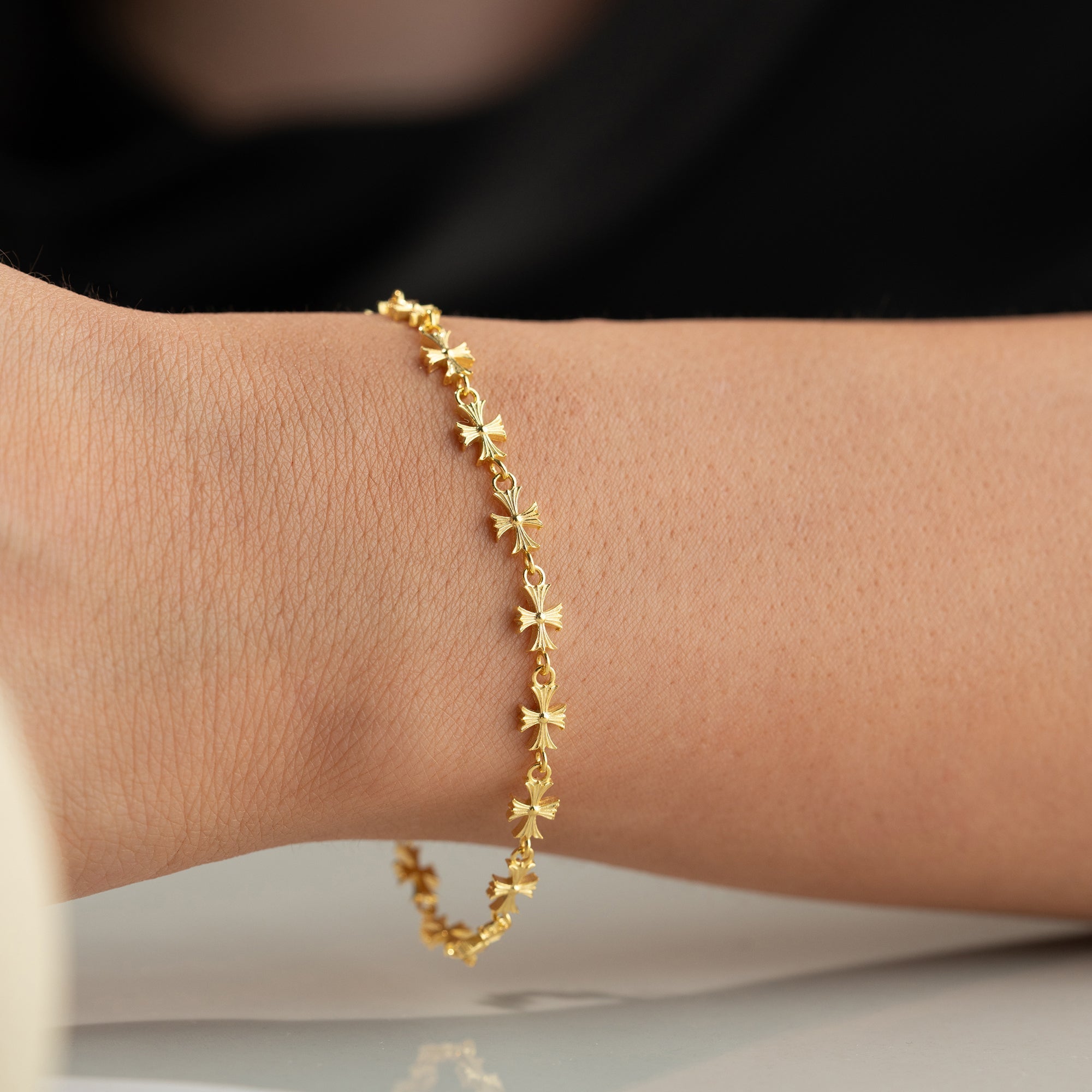 MULTI KREUZ ARMBAND | 925 SILBER