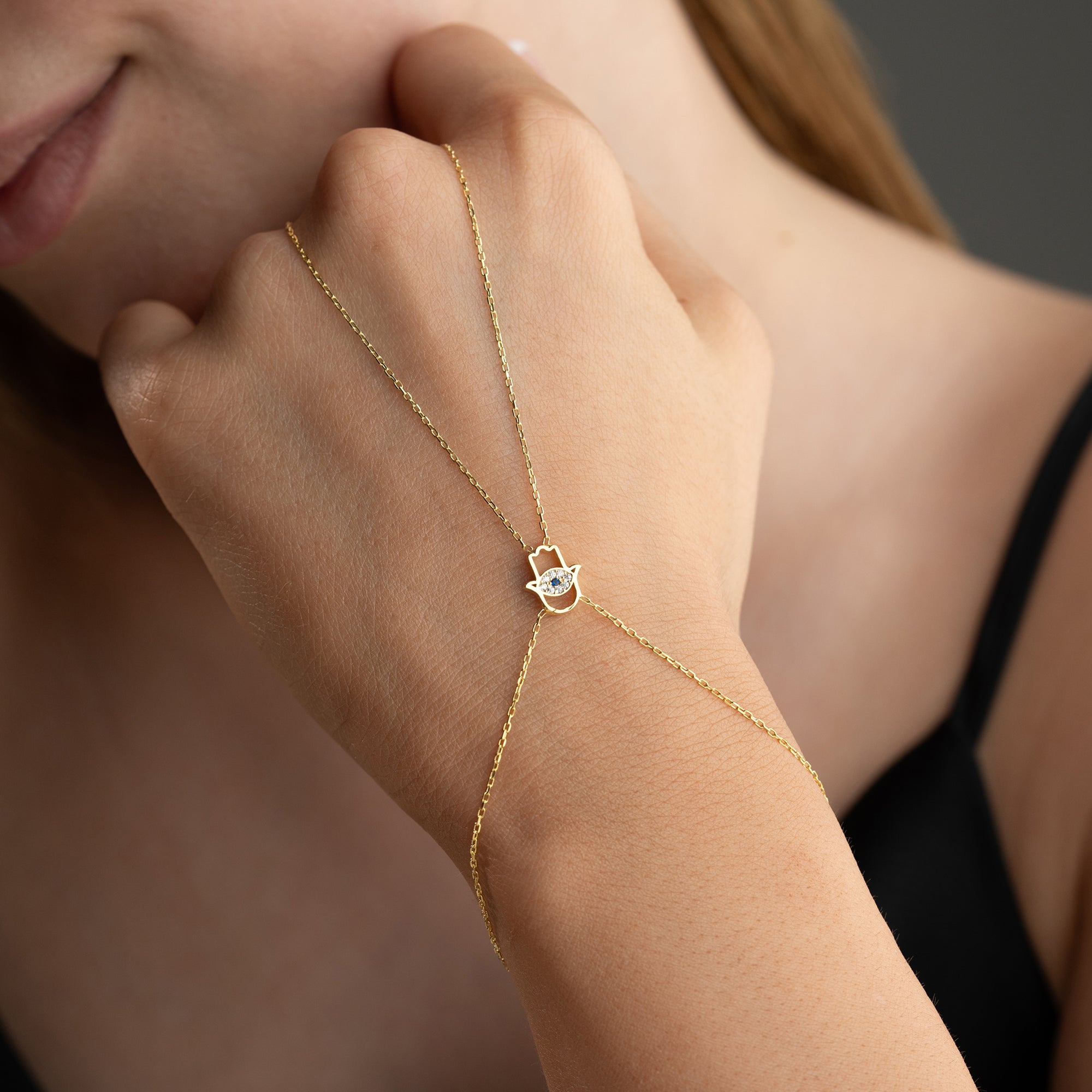 MINI FATIMAS HANDKETTE | 925 SILBER